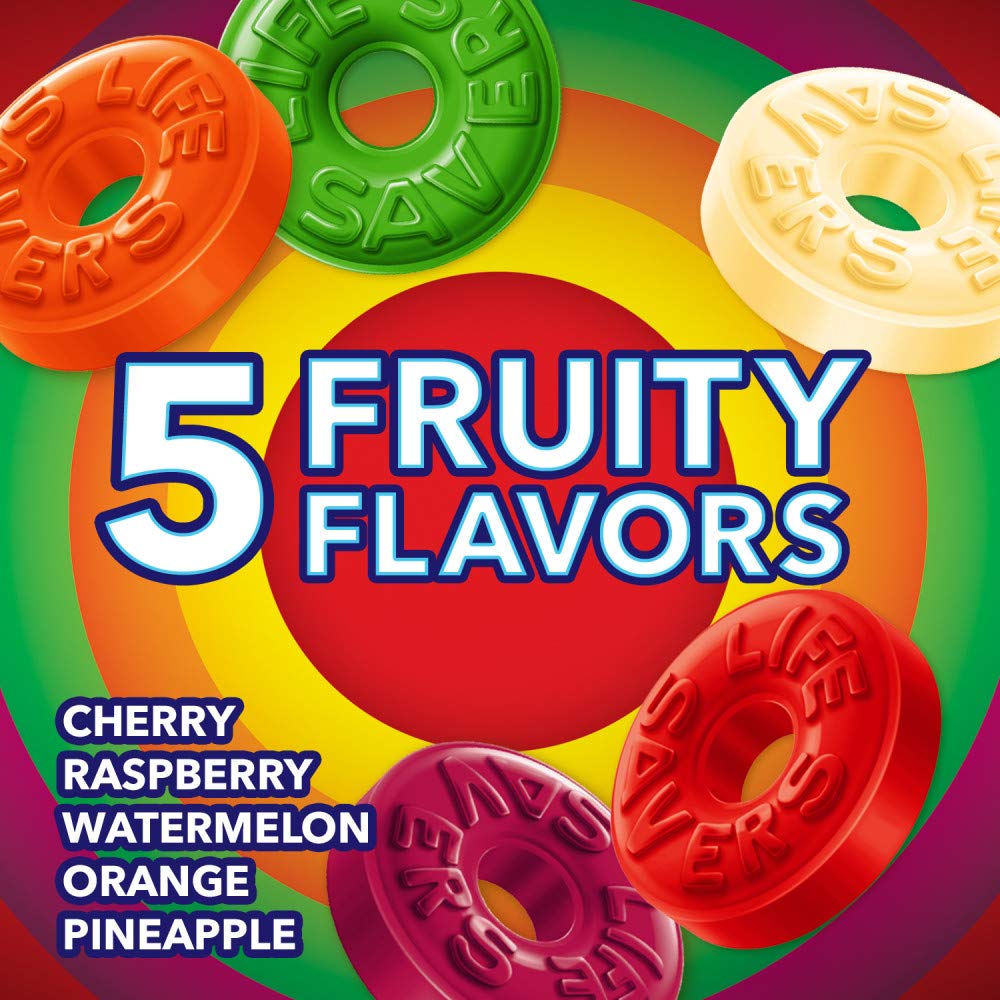 Life Savers 5 Flavors Hard Candy Assortment 50-Ounce Individually Wrapped Bulk Pack