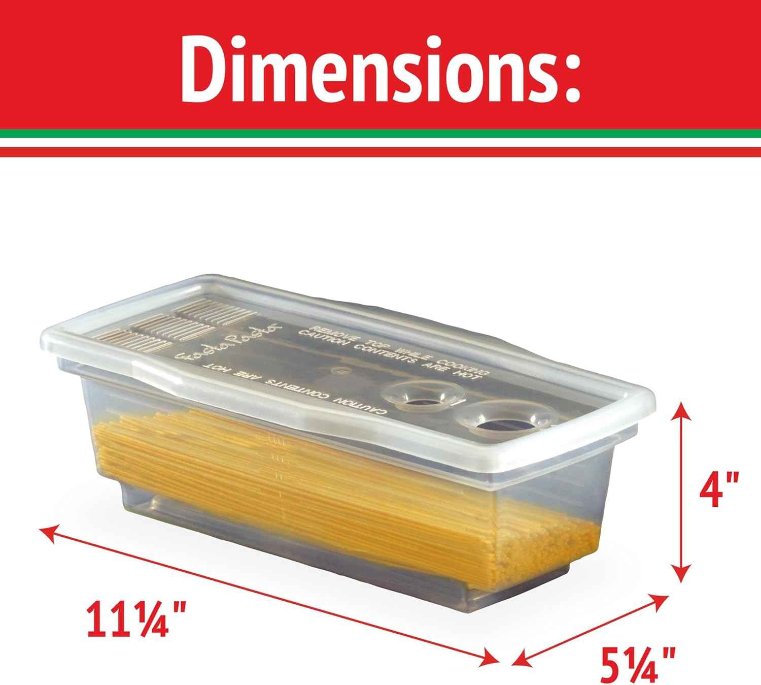 The Original Fasta Pasta Microwave Cooker with Lid & Built-in Strainer-No More Messes, Waiting for Water to Boil, or Sticky Noodles-Perfect Al Dente Pasta Every time- Patented Design, It Really Works
