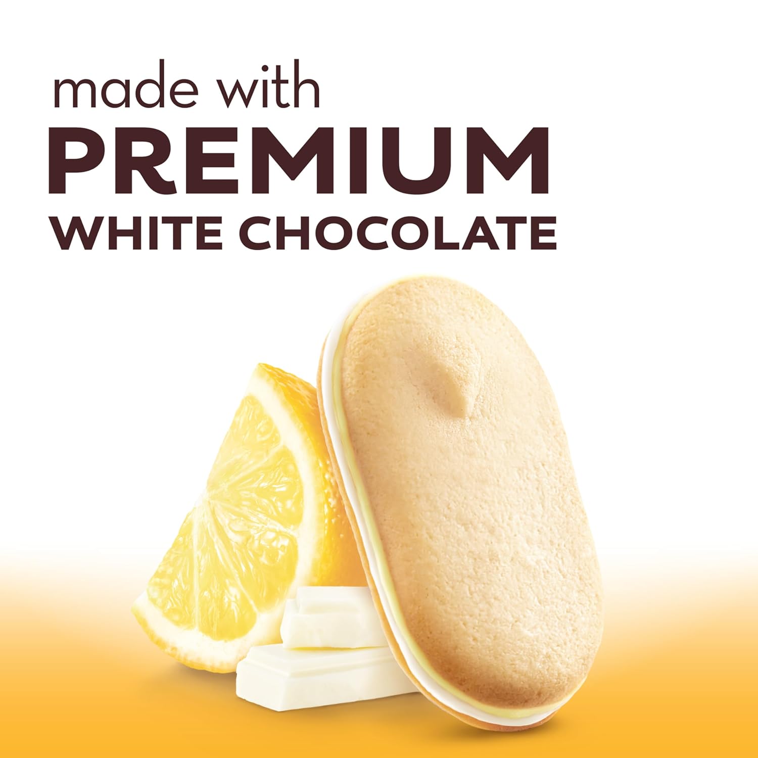 Pepperidge Farm Milano white chocolate lemon flavored cookies, 7 oz bag, classic and sweet