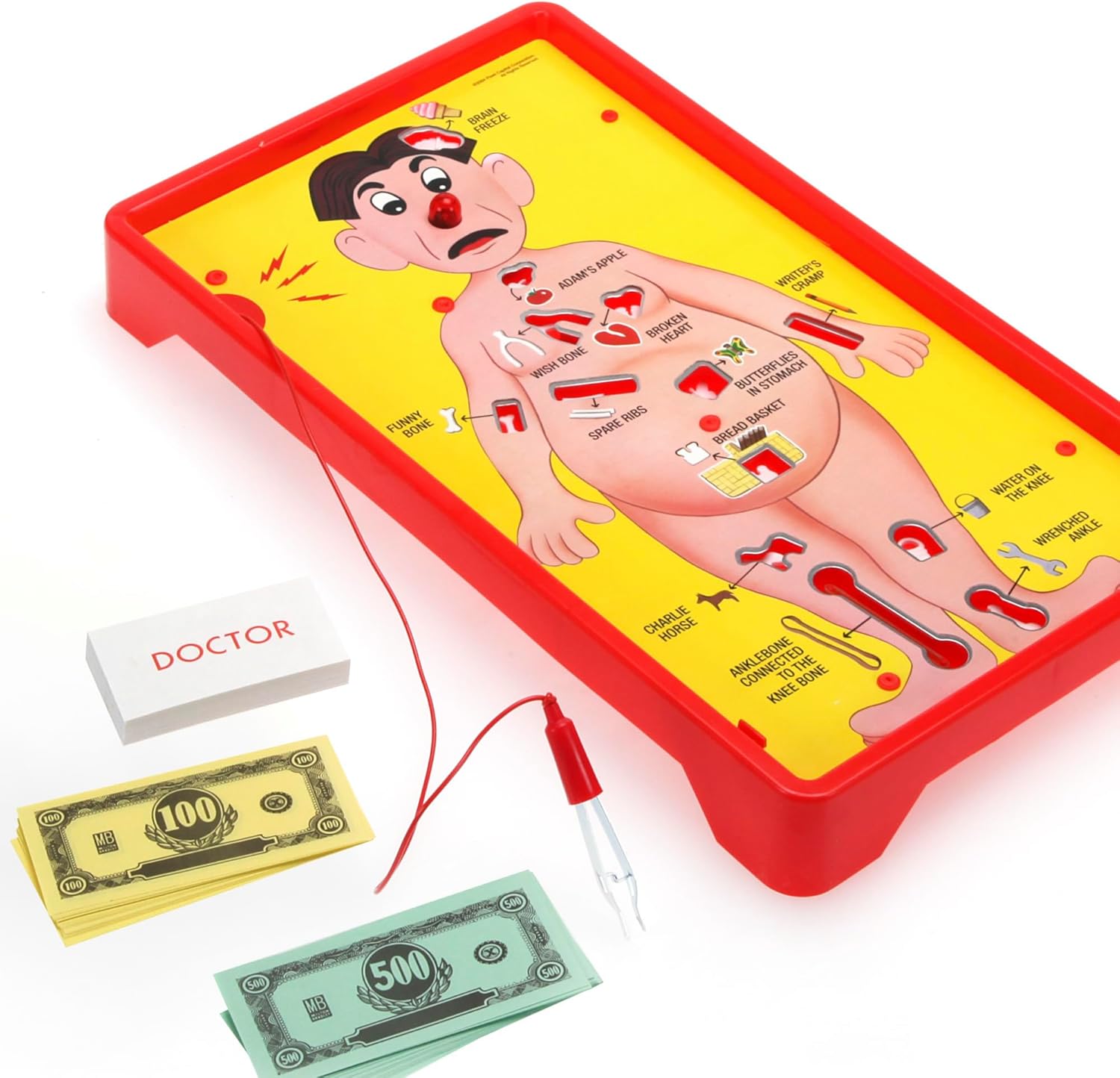 Hasbro Gaming Operation Electronic Board Game, Family Games for Kids Ages 6+, Kids Board Games for 1+ Players, Funny Games for Kids, Easter Gifts for Boys and Girls (Amazon Exclusive)