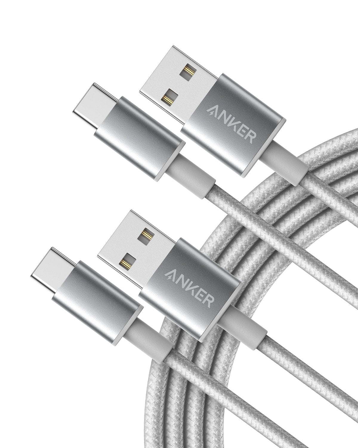anker 2-pack usb a to usb c cable for iphone 17 series, samsung galaxy s10 and more (black, 3ft)