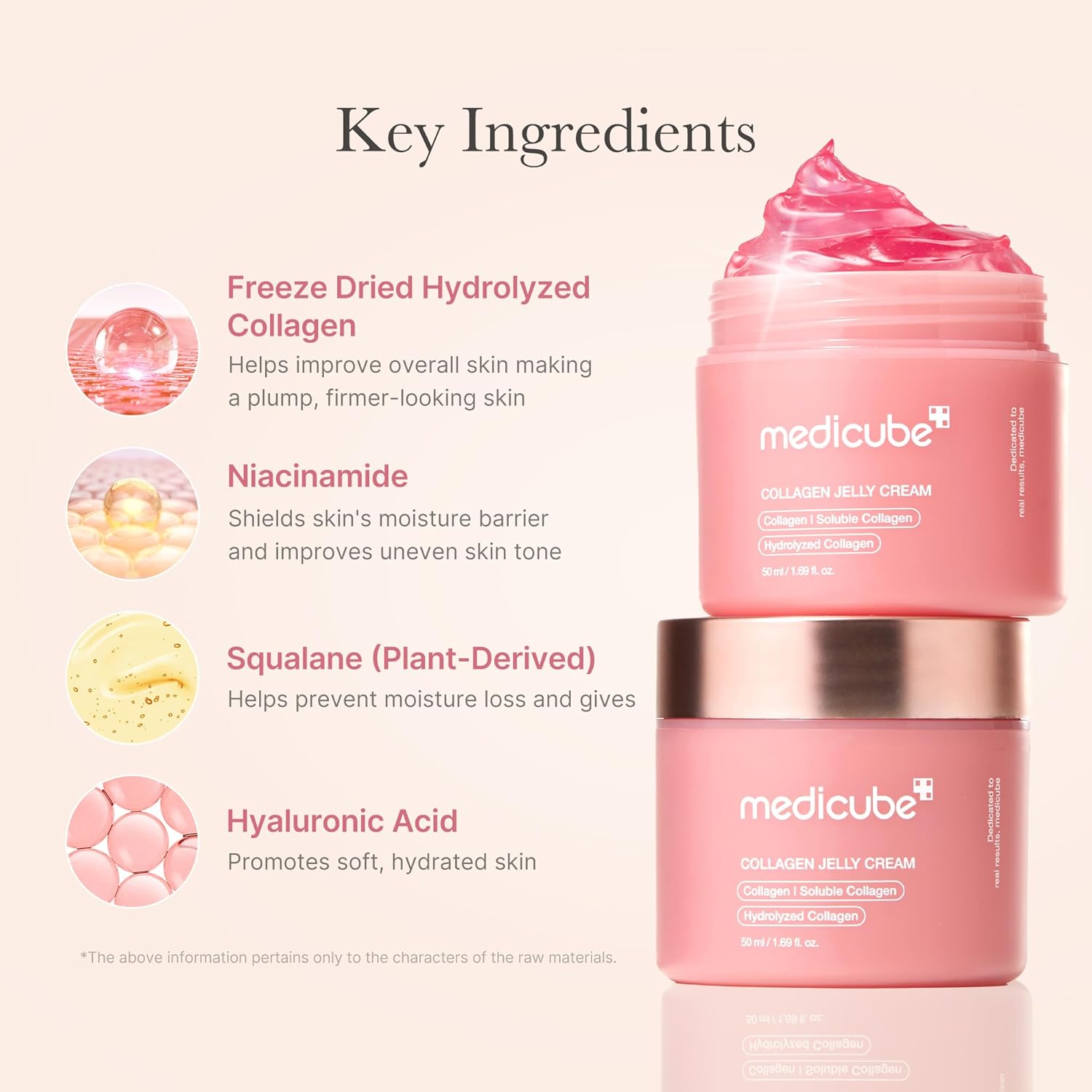 medicube Collagen Jelly Cream with Niacinamide and Hydrolyzed Collagen for 24h Glow and Skin Hydration