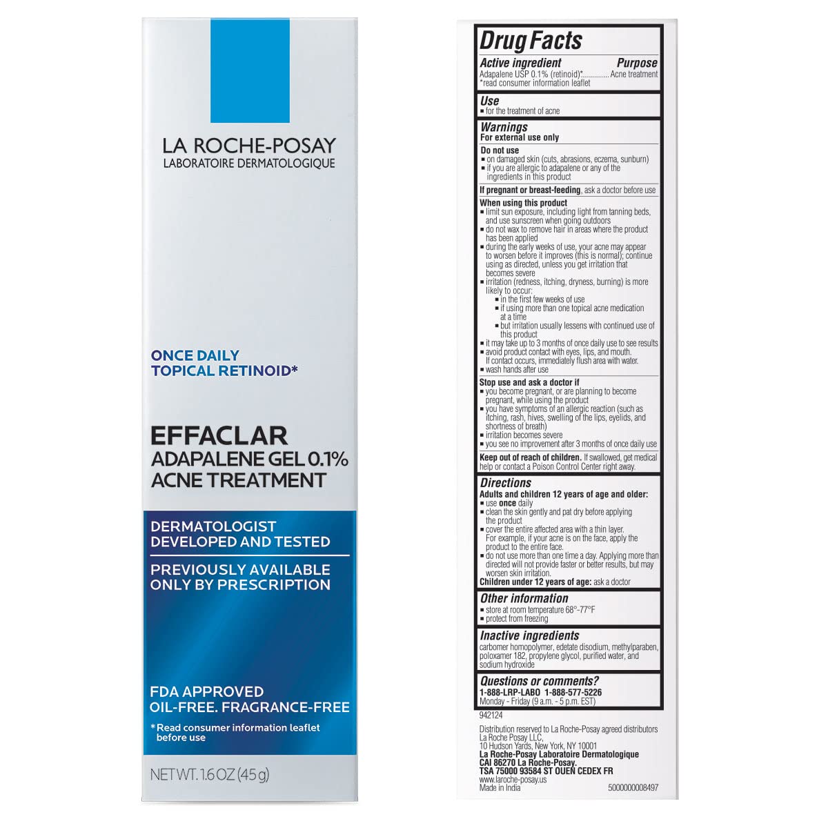 la-roche-posay-effaclar-adapalene-gel-0.1-blackheads-whiteheads