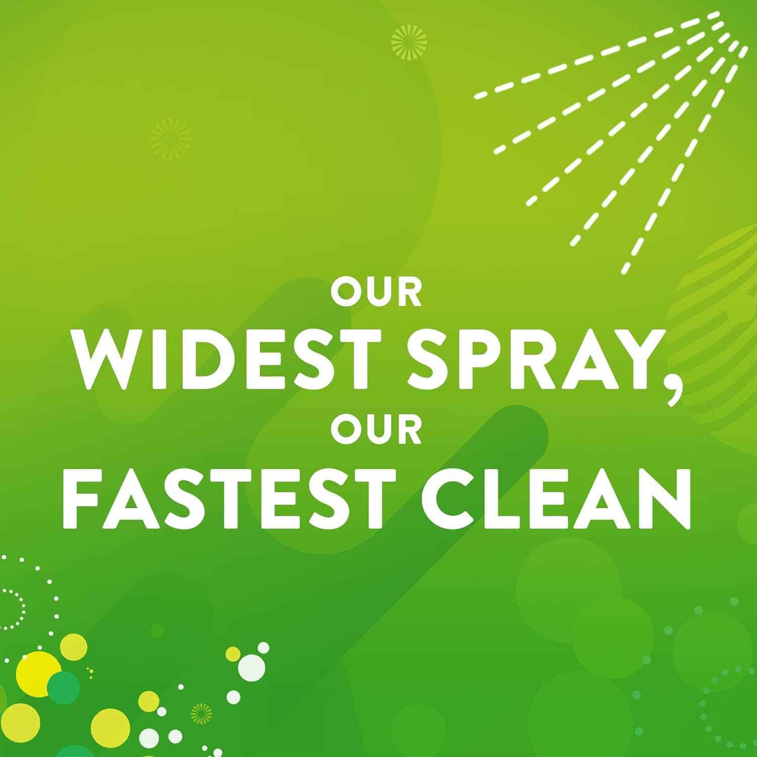 Scrubbing Bubbles Mega Bathroom and Shower Cleaner Spray, Foaming Action Removes Limescale and Soap Scum, Rainshower Scent, 32oz