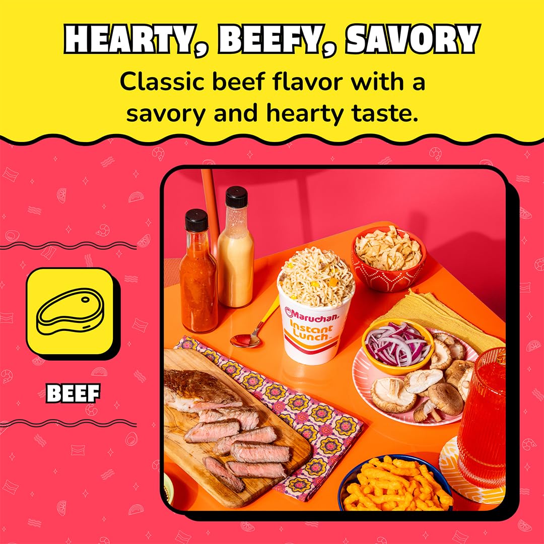 maruchan instant lunch beef 2.25 oz 12 pack