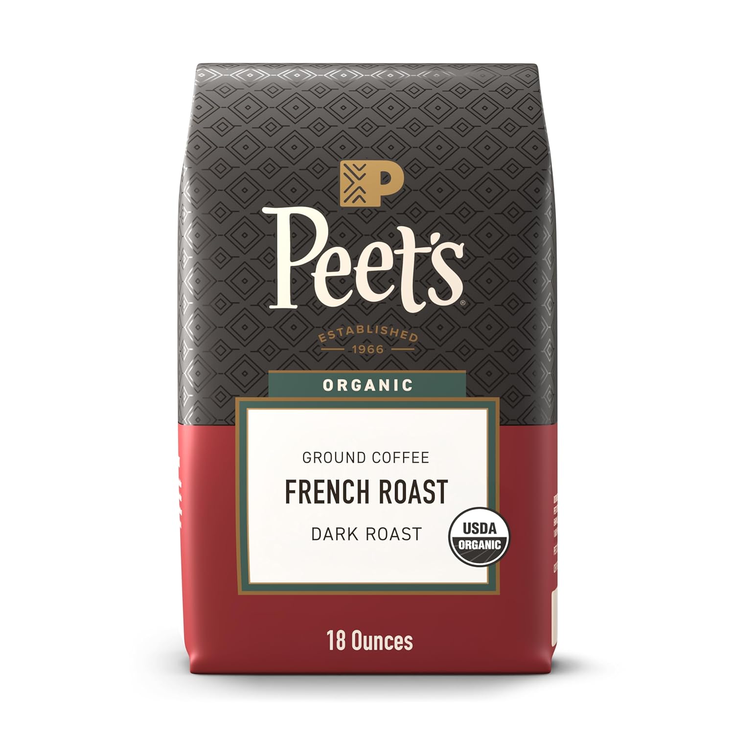 peets usda organic dark roast 100 arabica coffee french roast 18 ounce bag