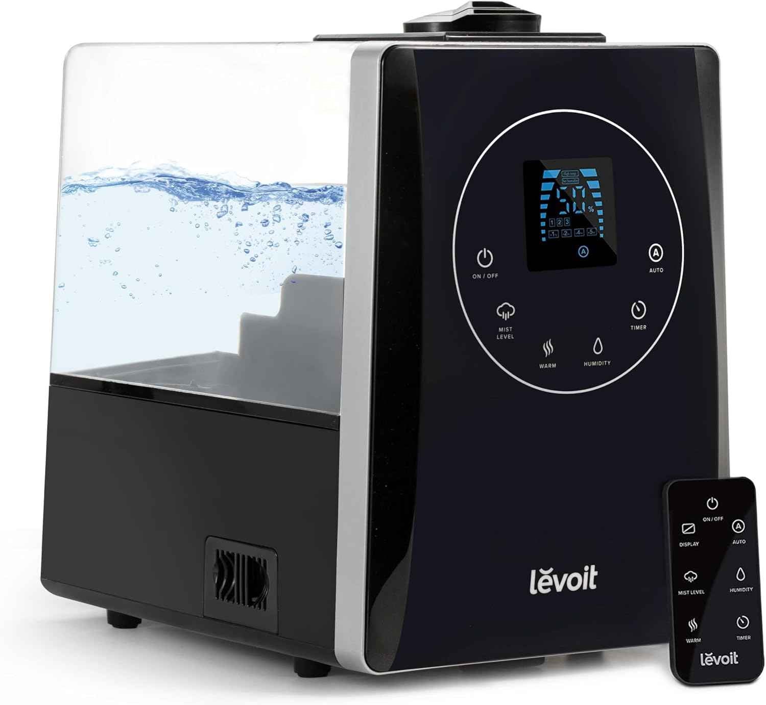 LEVOIT LV600S Smart Warm and Cool Mist Humidifiers for Home Bedroom Large Room, (6L) 753ft² Coverage, Quickly & Evenly Humidify Whole House, Easy Top Fill, App & Voice Control - Quiet Sleep Mode