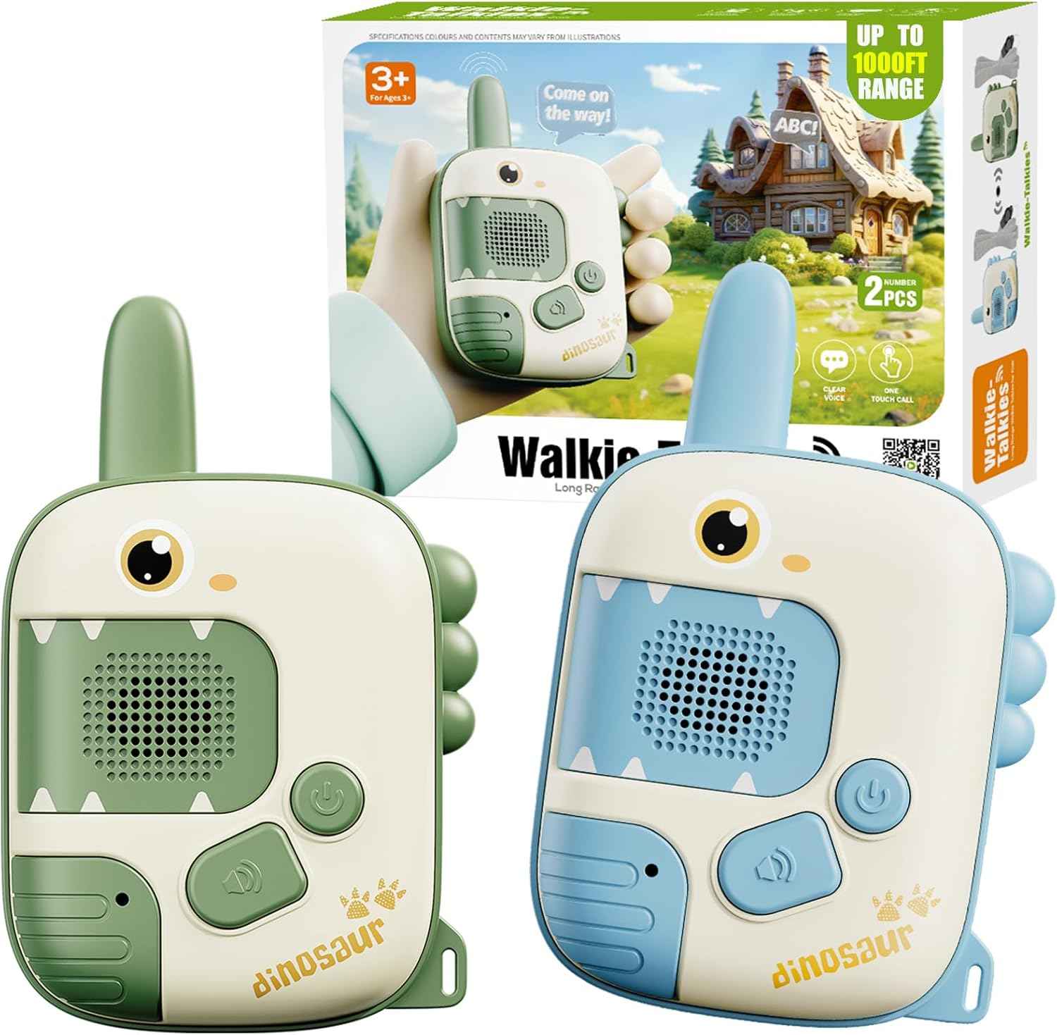 Walkie Talkies Toys for Girls:Unicorn Toys 2 Pack Birthday Gifts for 3 4 5-7 8 Year Old Girls Toy for 4 5 6 7 8-10 Year Old Camping Outdoor Games,Christmas Stocking Stuffers for Girls Kids