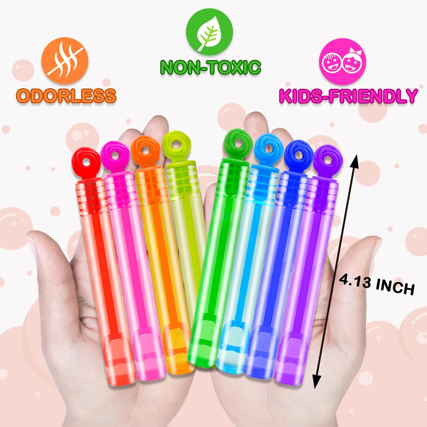 Bubbles Party Favors Supplies for Kids,20-300 Pack Mini Bubble Wand Toy for Toddler, Small Goodie Bag Stuffer Camping Outdoor, Preschool Kindergarten Graduation End of The Year School Students Gifts