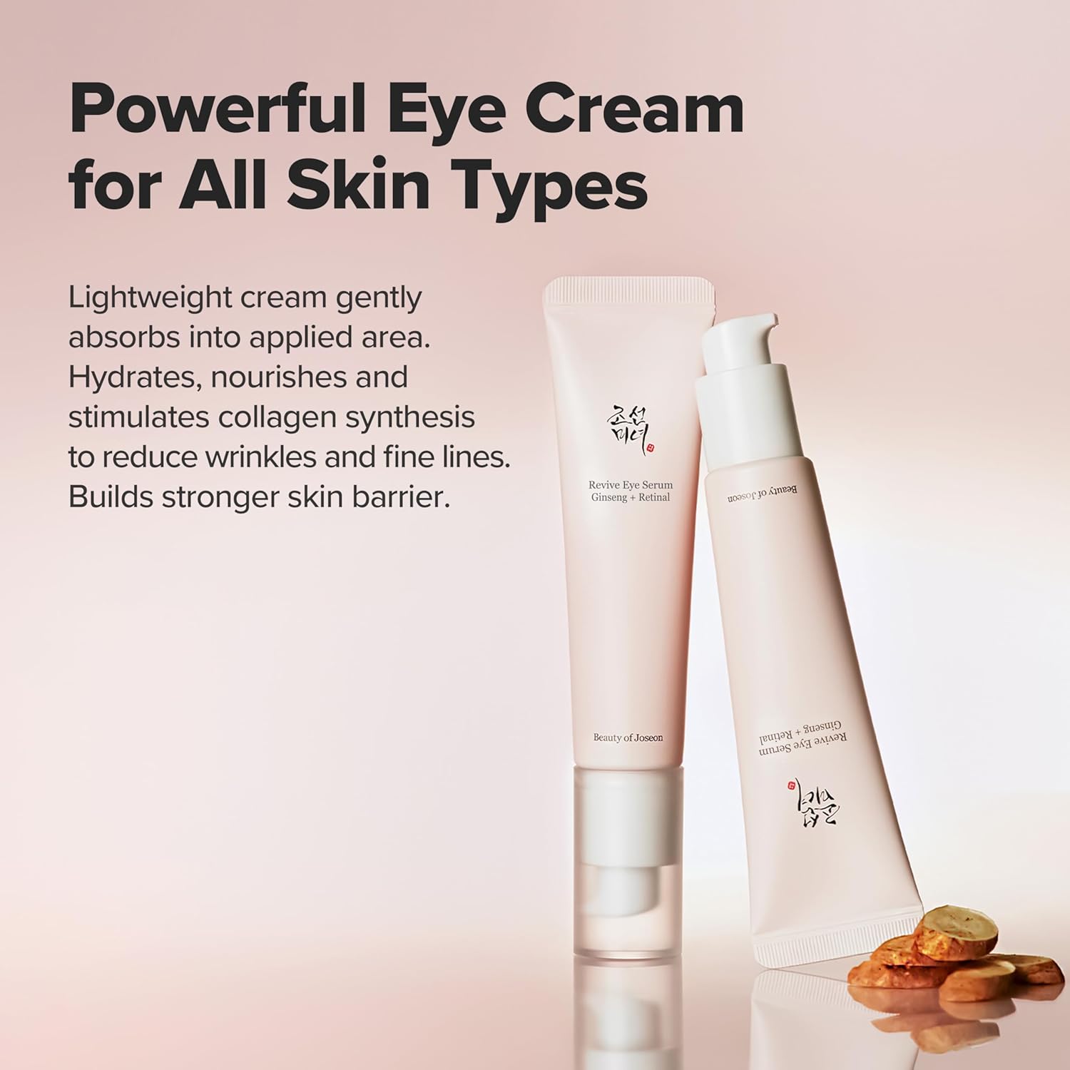 Beauty of Joseon Revive Eye Serum with Niacinamide and Retinol for Puffy Eyes, Fine Lines, and Dark Circles, Korean Skincare, 30ml, 1 fl.oz