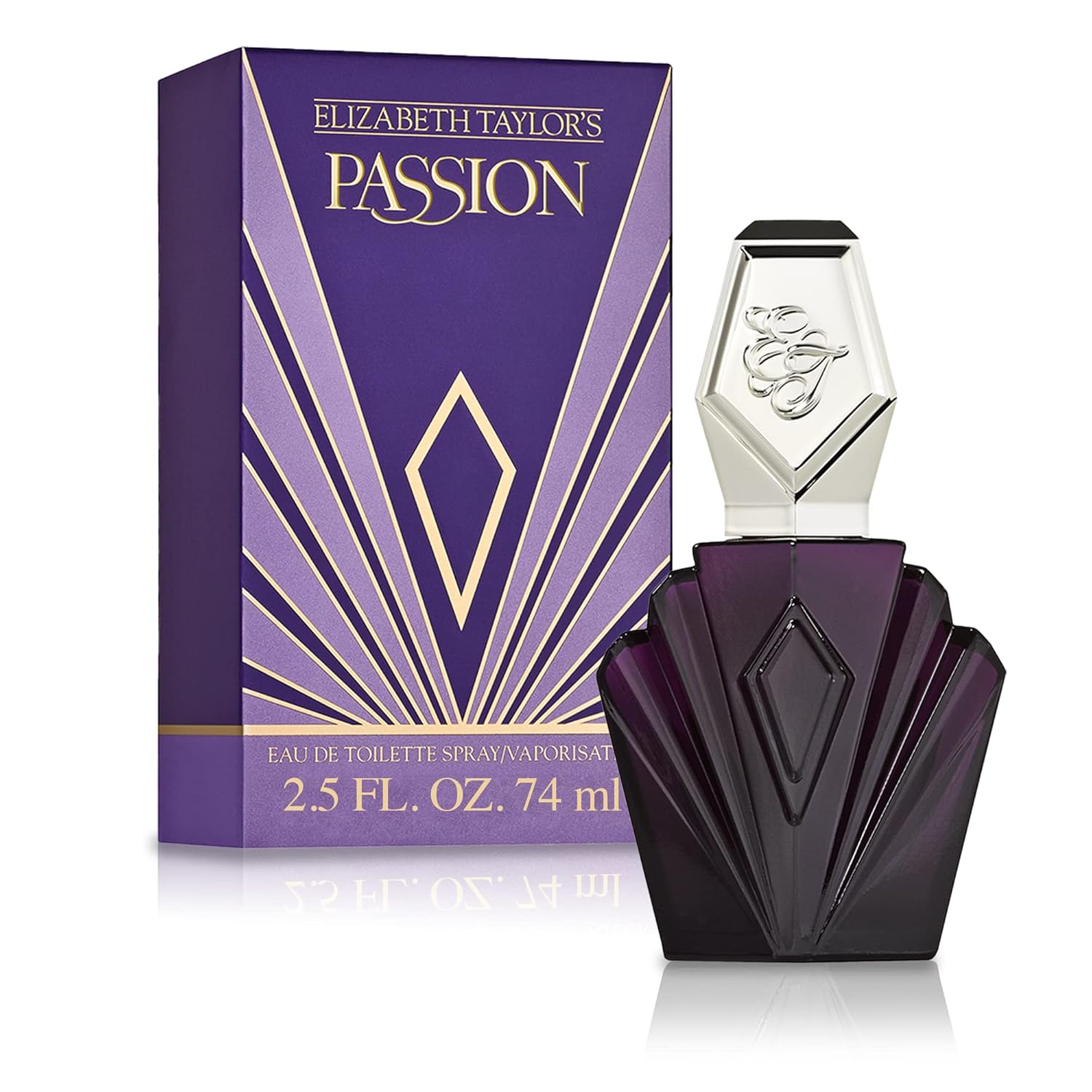 elizabeth taylor passion eau de toilette spray for women 2.5 oz