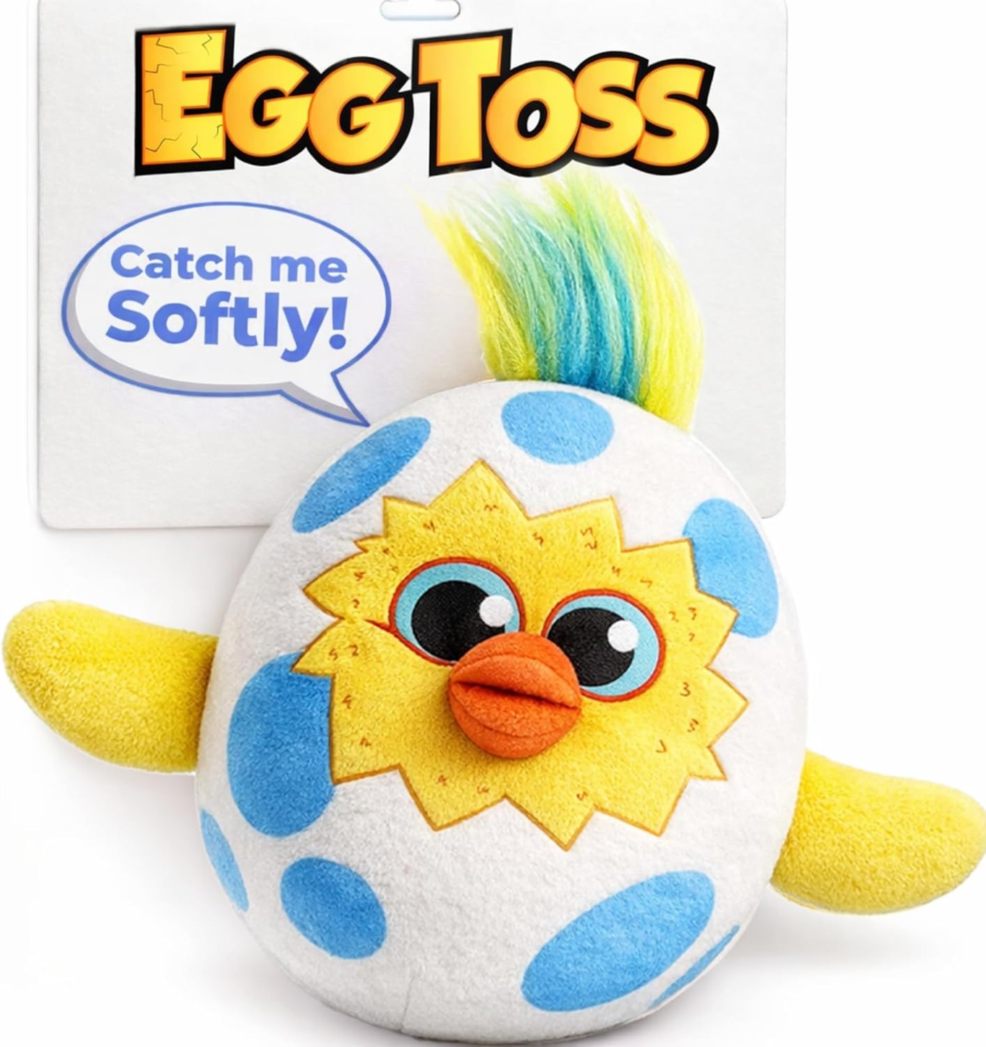 Move2Play Easter Egg Toss Kids Game for ages 3-8, indoor/outdoor hilarious fun toy for toddlers, boys and girls