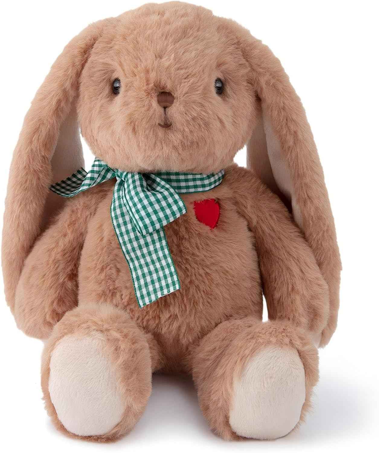 11.4” Small Teddy Bear with Heart Cute White Teddy Bear Stuffed Animals Soft Stuffed Bear Plush Bear Plushie Toys Gifts for Girlfriend Boyfriend Kid