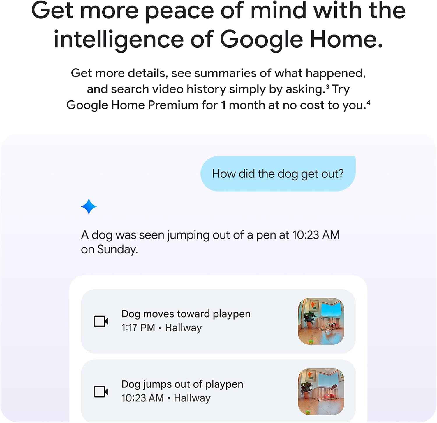 Google Nest Cam Indoor (Wired, 3rd Gen) - Security Camera with 2K Video and Gemini, Night Vision, 2-Way Audio, Works with Google Home - 2025 Model - Hazel