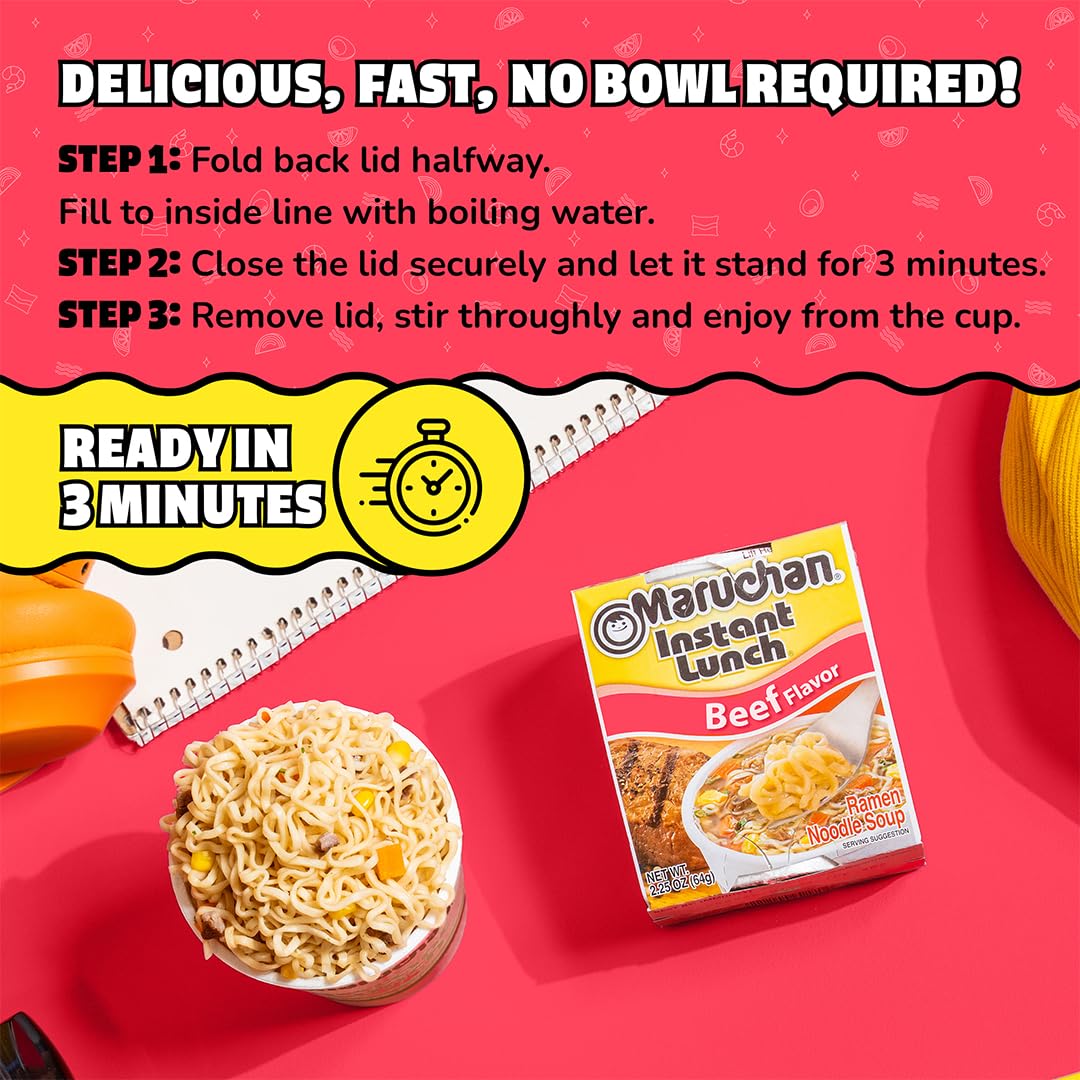 maruchan instant lunch beef 2.25 oz 12 pack