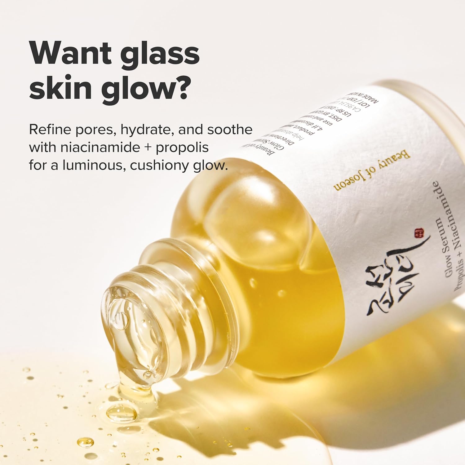 Beauty of Joseon 30ml Propolis and Niacinamide Hydrating Facial Serum for Uneven Skin Tone