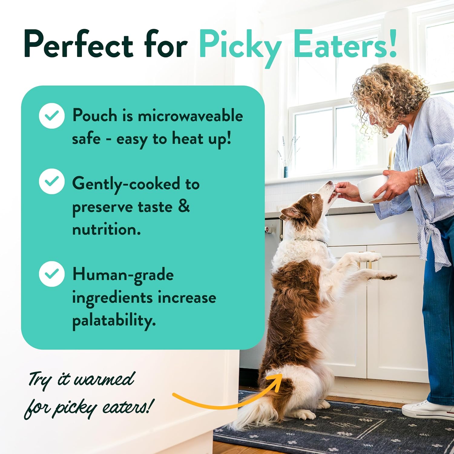 portland pet food company fresh dog food pouches human-grade toppers wet pet meal & mixers for small & large breed puppies & senior dogs gluten-free limited ingredient rosie's beef n' rice 8 pack