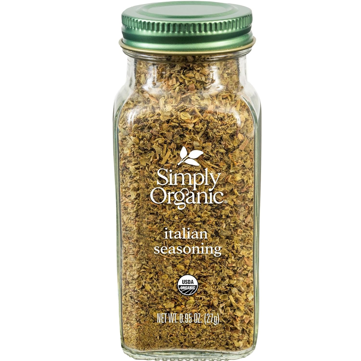 Simply Organic Italian Seasoning, 0.95 Ounce, Organic Herbs Blend for Mediterranean and Italian Dishes, Kosher, NonGMO