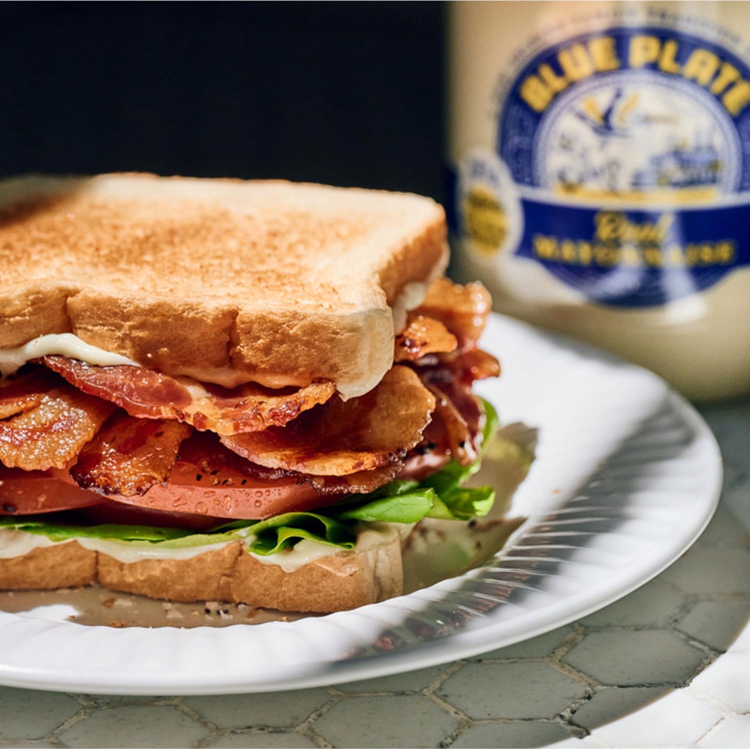 blue plate real mayonnaise 30 fl oz jar homestyle mayo for chicken salad