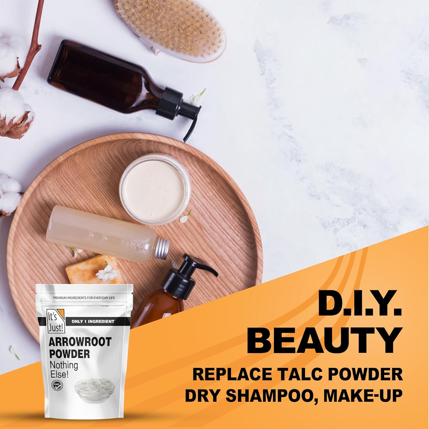 It's Just Arrowroot Powder 8oz natural thickener non-GMO gluten-free cornstarch substitute