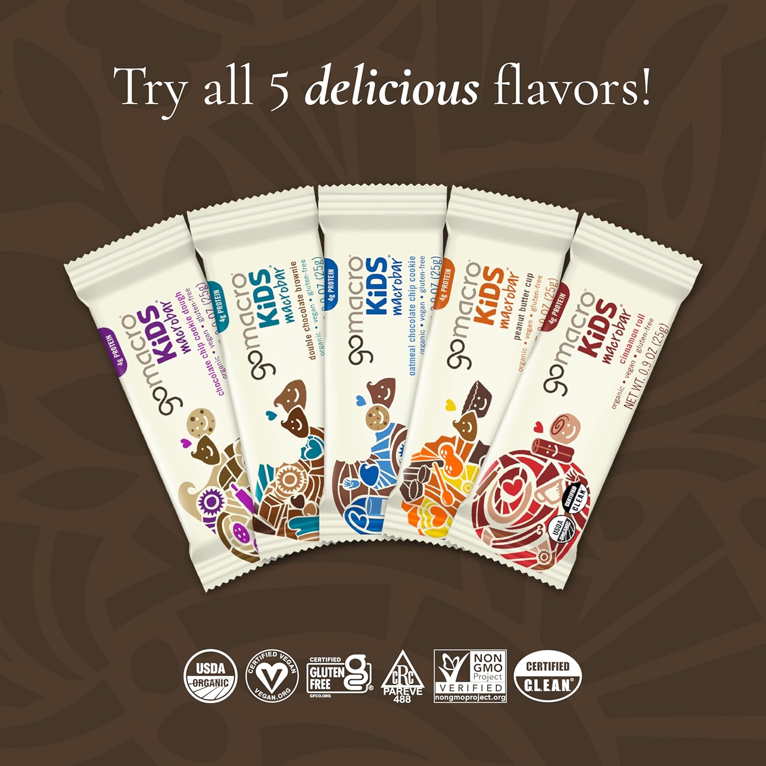 GoMacro organic vegan oatmeal chocolate chip cookie snack bars, 7-count, 0.90 oz each