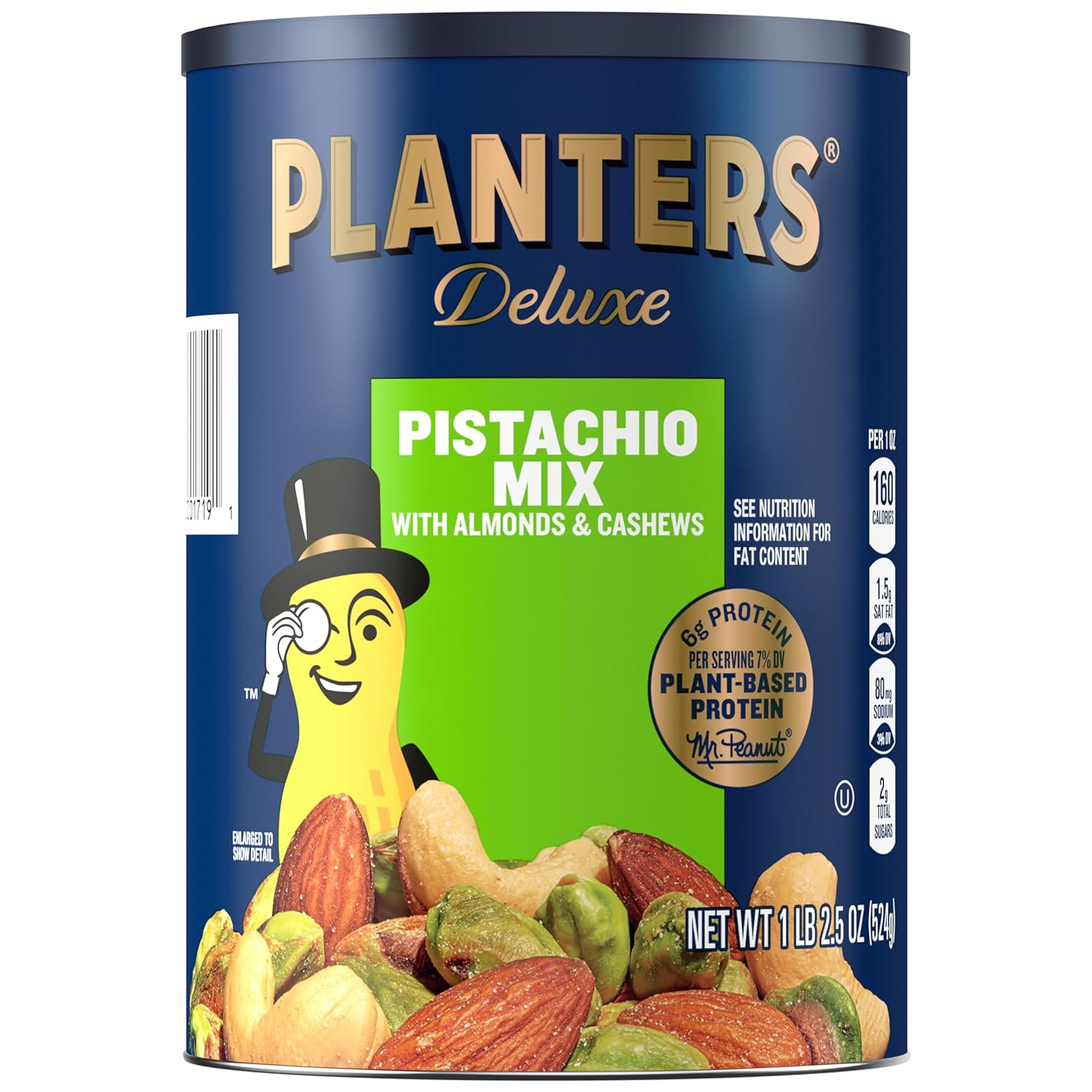 planters pistachio nuts lovers nut mix with pistachios, almonds, and cashews 1lb 2.5oz bulk kosher