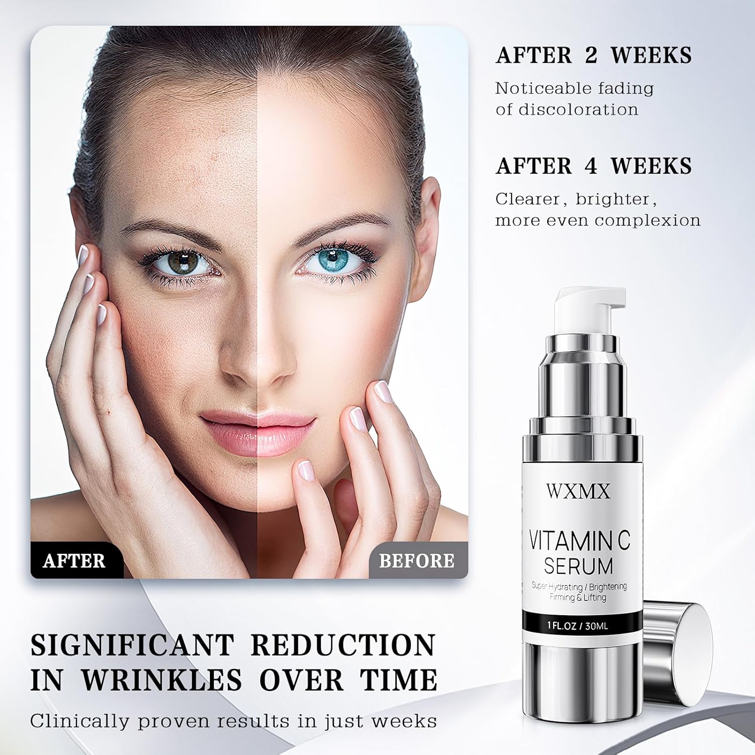super vitamin c face serum for mature skin hydrating anti-aging formula 1 fl oz pack of 1