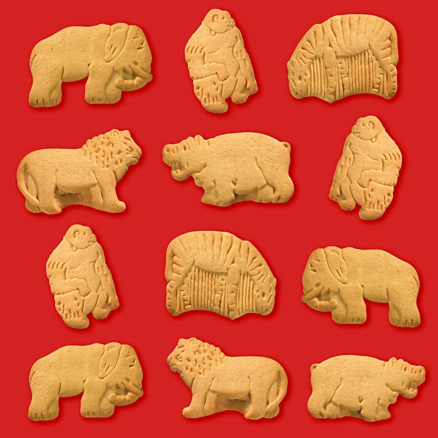 Barnum's Original Animal Crackers, 10 Snack Packs, 1 oz, Circus-Themed, Kids' Snacks, Calcium-Rich