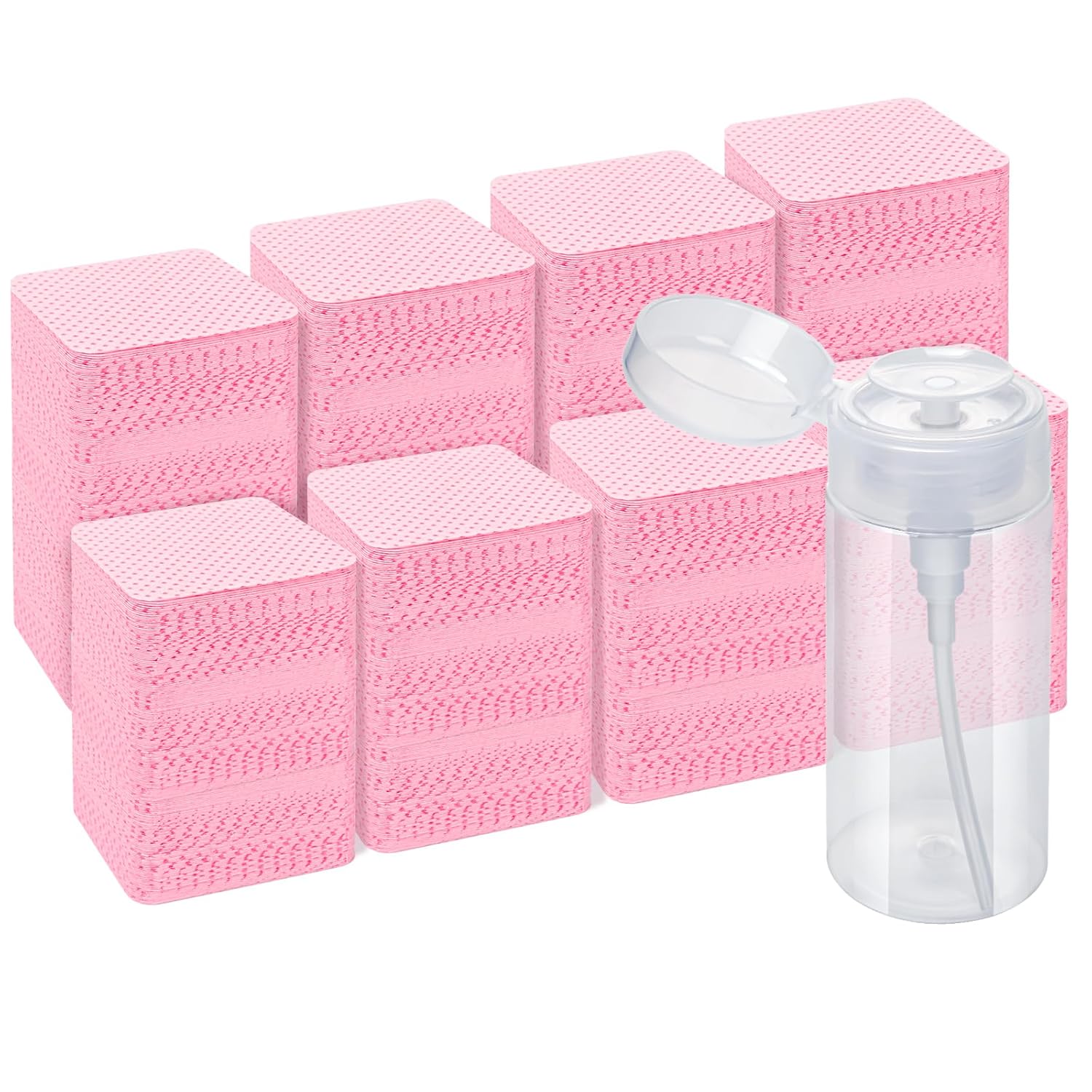 Lint Free Nail Wipes 540PCS Super Absorbent Soft Nail Polish Remover Wipes for Fingernail Eyelash Extension