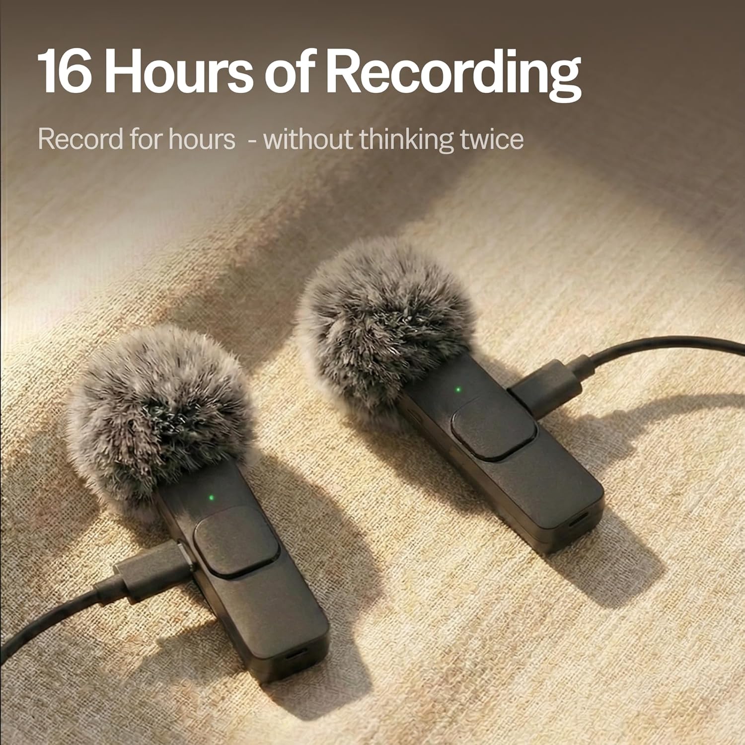 Mini Mic Pro (Latest Model - Wireless Mini Microphone for iPhone, iPad, Android - 2 Pack Lavalier Microphone for Video Recording - iPhone Mic Crystal Clear Recording with USB-C for Content Creators