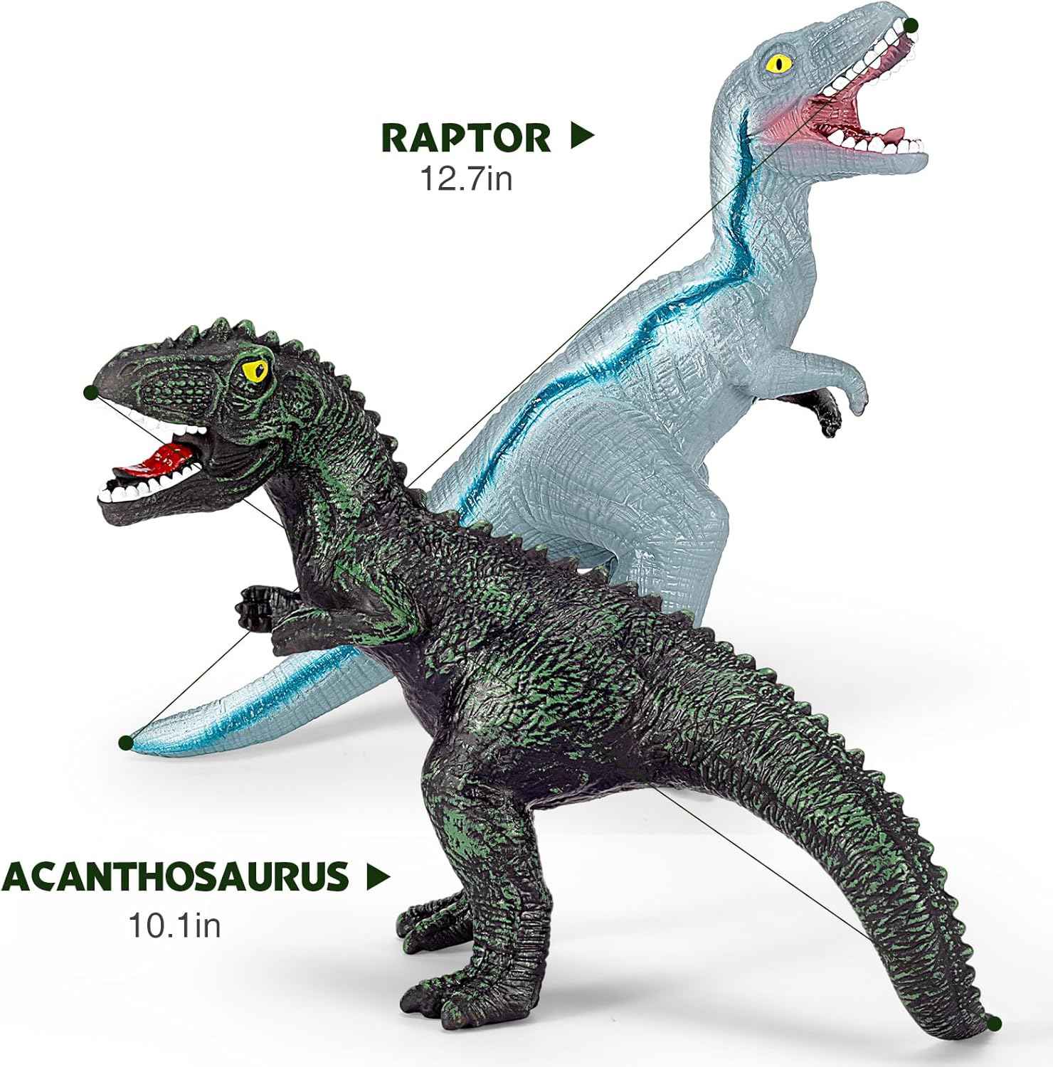 Kissdream 7 Piece Jumbo Dinosaur Toys Big Dinosaur Toy for Boys Realistic Giant Dinosaur Toys for Kids 3-5 - Perfect Dinosaur Gifts for Kids