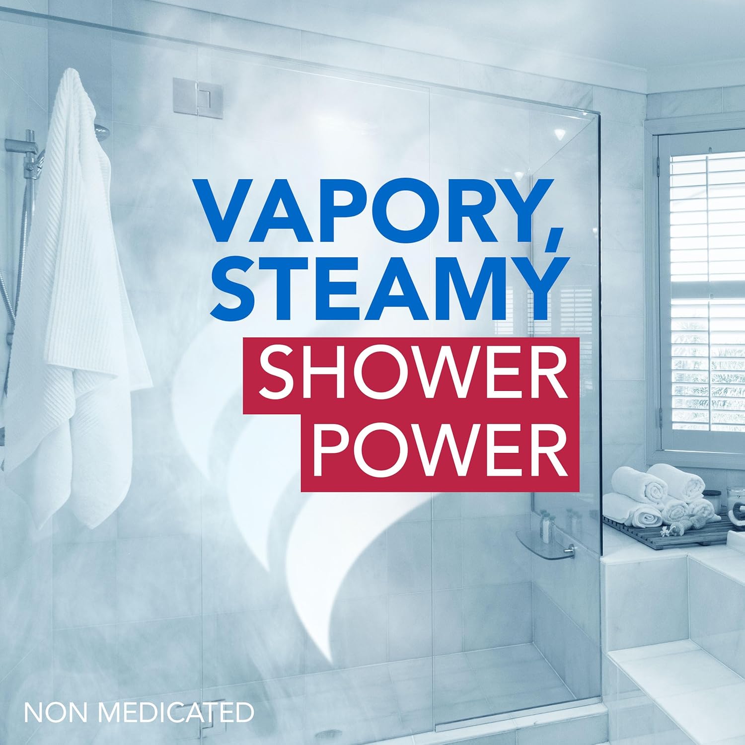 vicks, vapoShower plus, 12-count eucalyptus and menthol shower steamer tablets, non-medicated aromatherapy