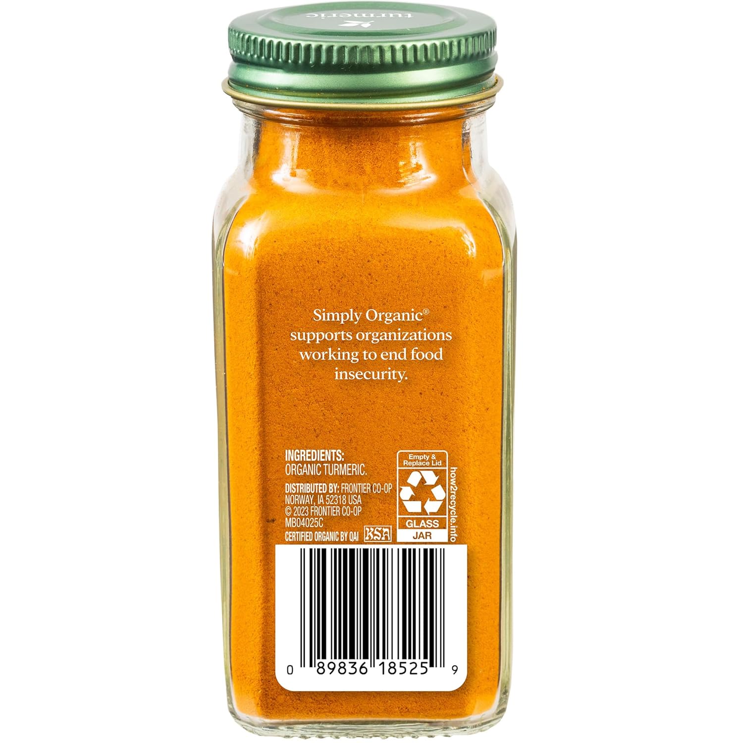 Simply Organic Ground Turmeric Root, 2.38 Oz, 100% organic, non-GMO, vegan, gluten-free, fair trade