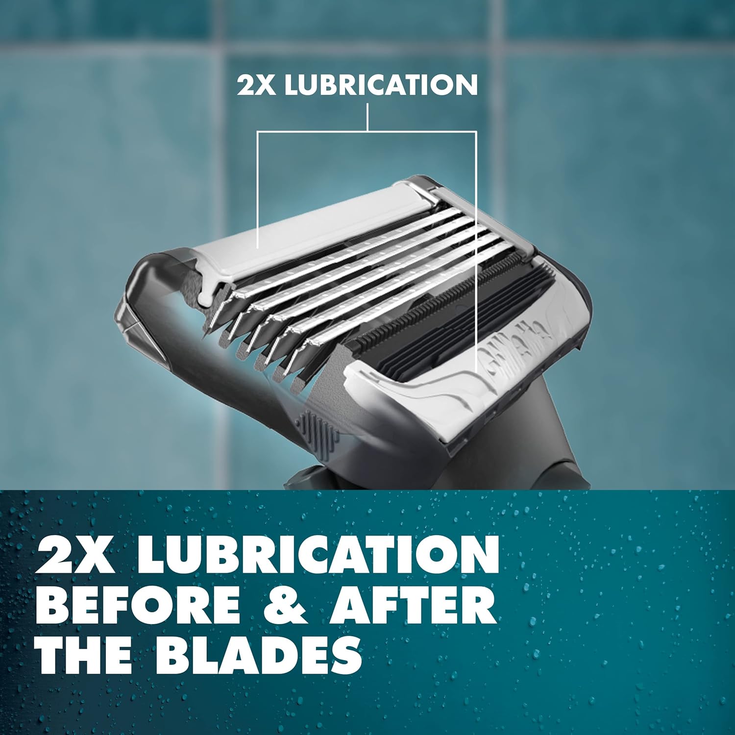 Gillette Intimate Razor for Men, Men’s Pubic Razors with 5-Blade Refills, Gentle and Easy to Use