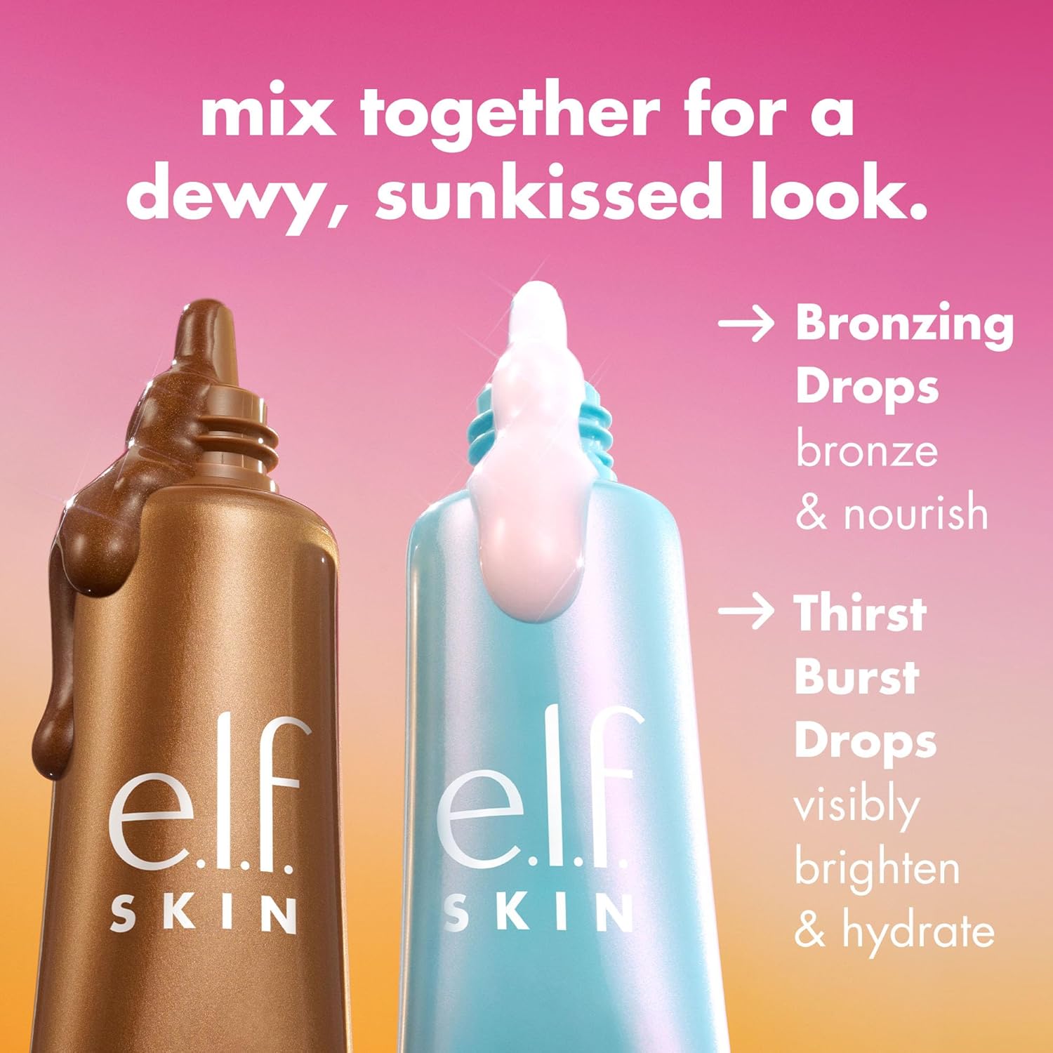 e.l.f. skin holy hydration hydrating and glow booster serum duo