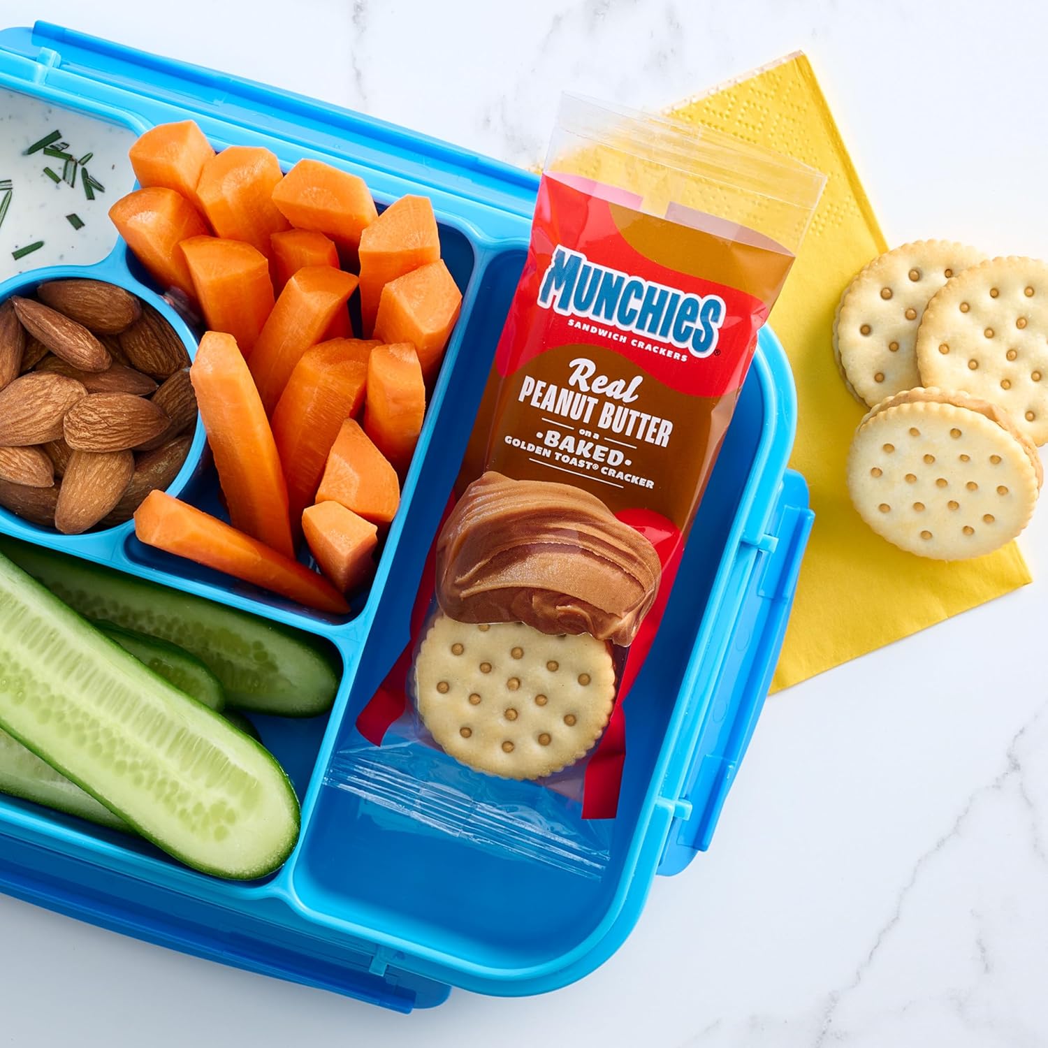 Frito-Lay 40-count snack variety pack, assorted chips, cookies, crackers, and nuts, perfect for snacking and care packages