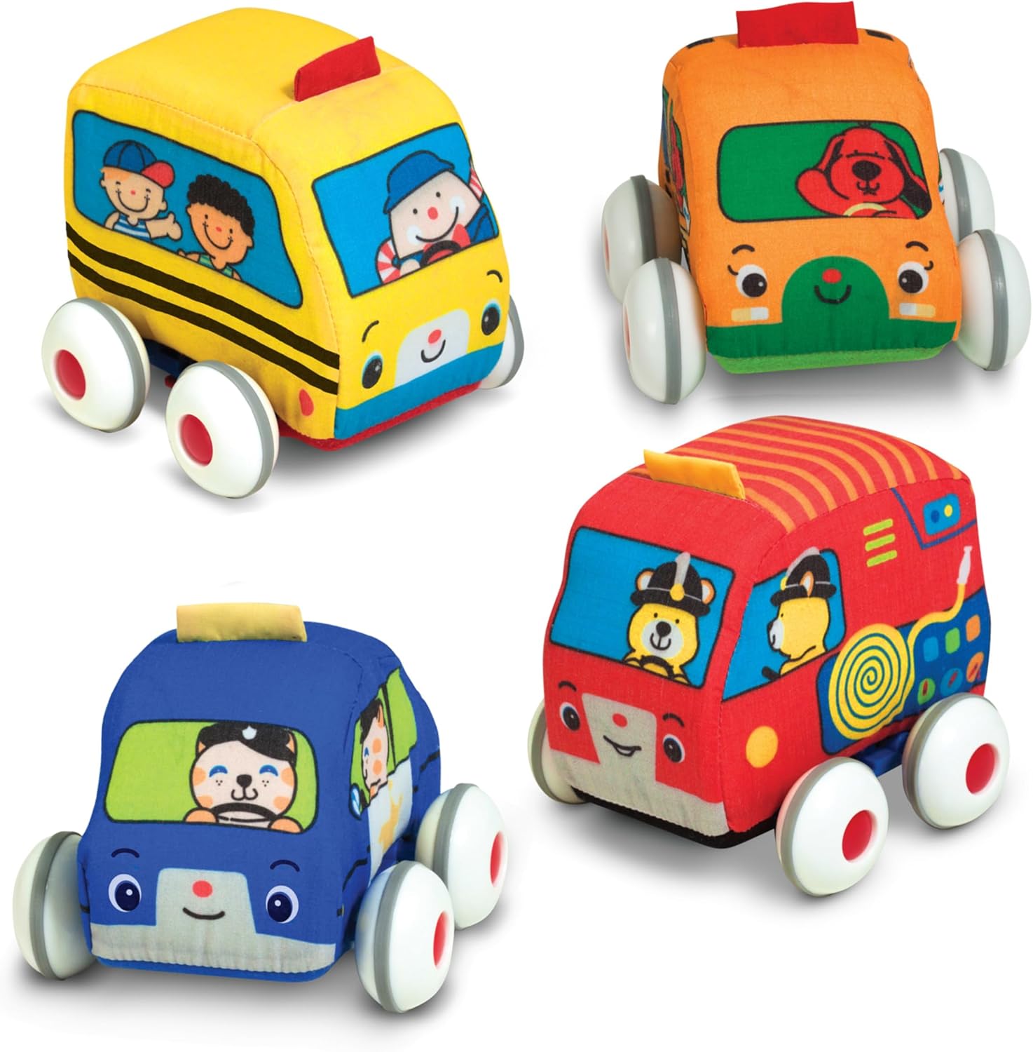 melissa-doug-k-s-kids-pull-back-town-vehicle-set-with-4-soft-toy-cars-and-trucks-for-babies-and-toddlers