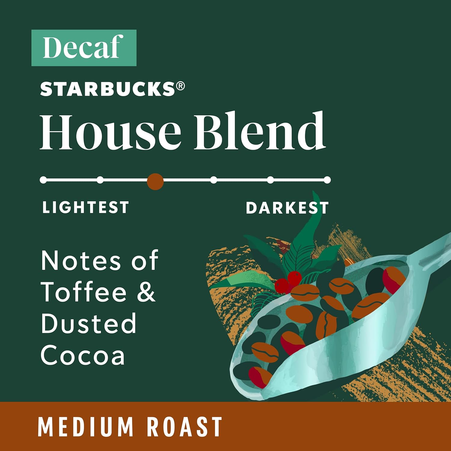 starbucks decaf house blend medium roast keurig coffee pods 40 count box