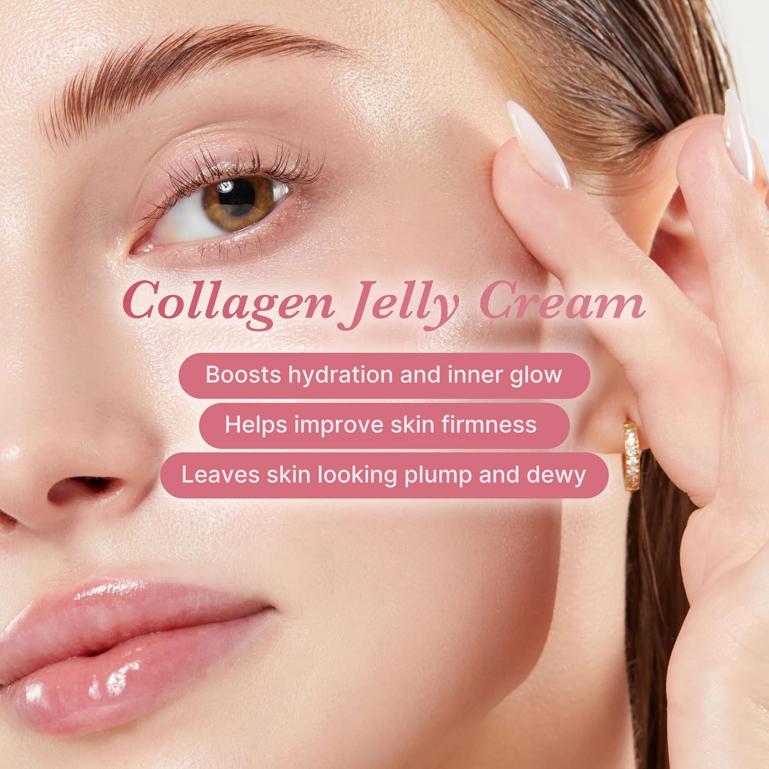 medicube Collagen Jelly Cream with Niacinamide and Hydrolyzed Collagen for 24h Glow and Skin Hydration
