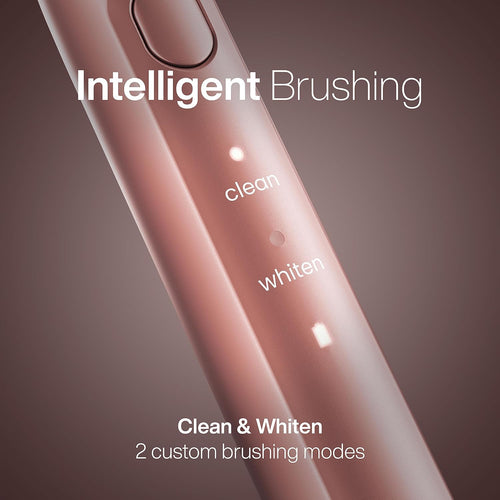 Aquasonic Icon ADA-Accepted Rechargeable Toothbrush with Magnetic Holder & Slim Travel Case | 2 Modes & Smart Timers | Gentle Micro-Vibrations