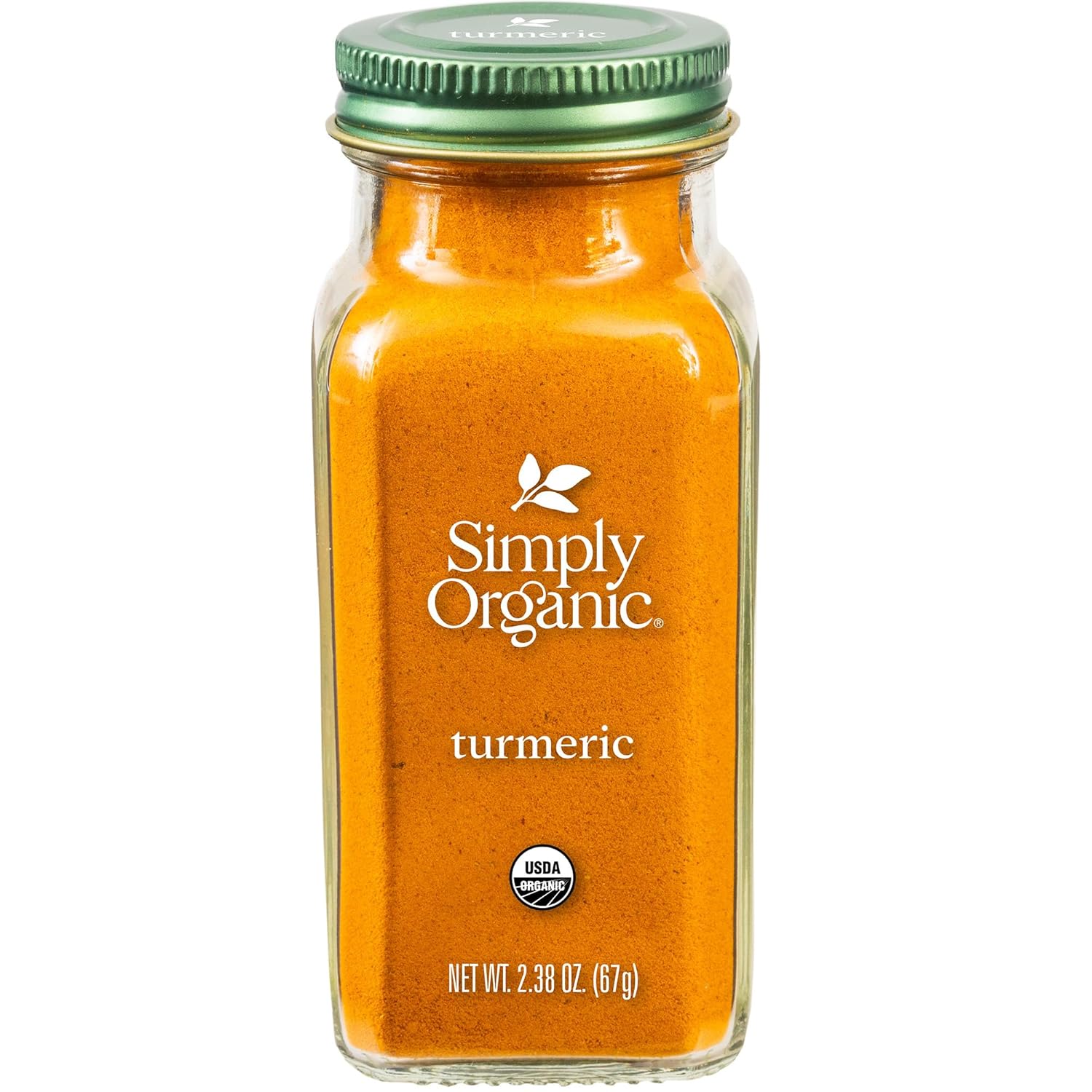 Simply Organic Ground Turmeric Root, 2.38 Oz, 100% organic, non-GMO, vegan, gluten-free, fair trade