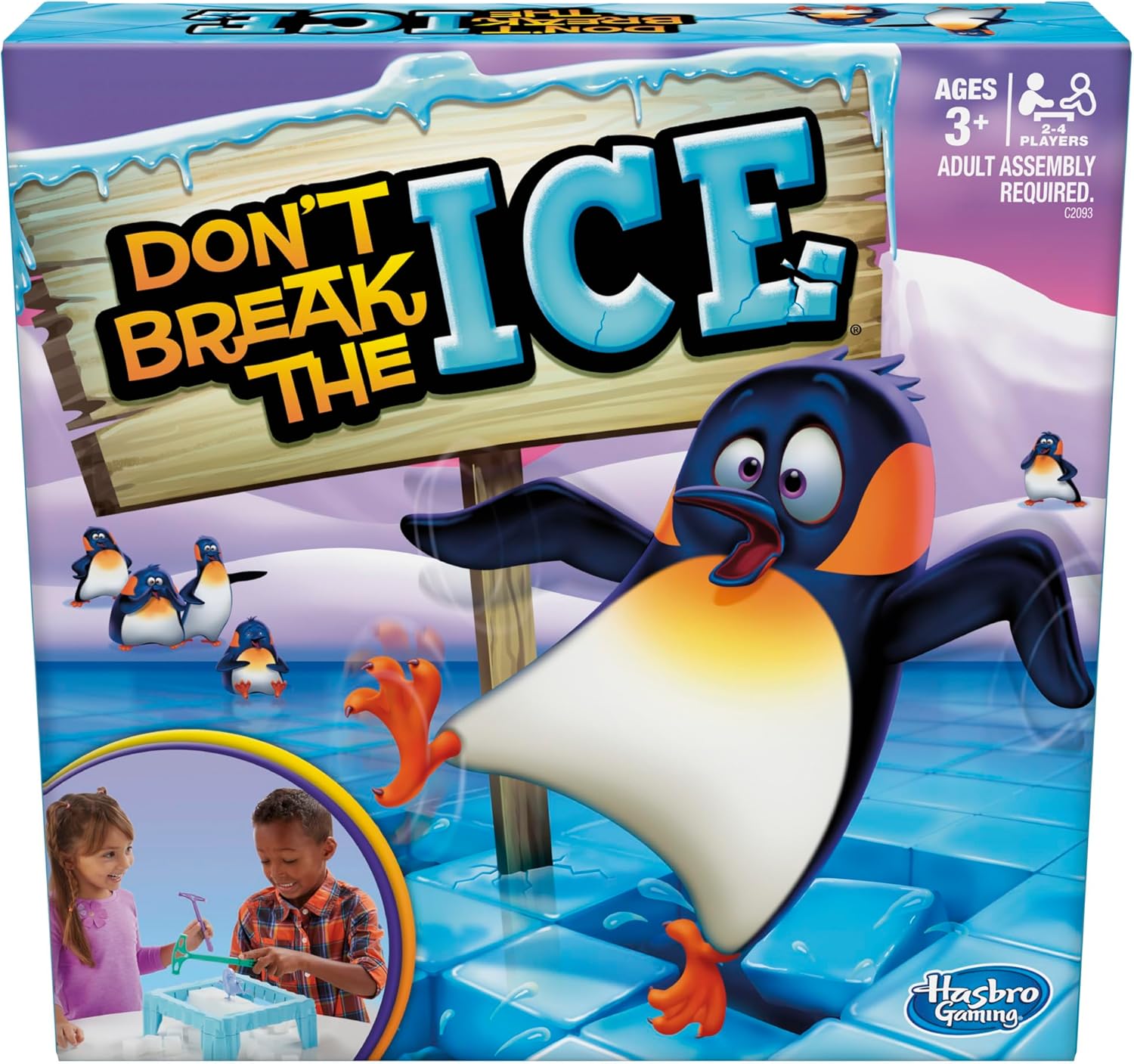 Hasbro® Don’t Break The Ice Game, Classic Version for Ages 3+ Years, 2-4 Players