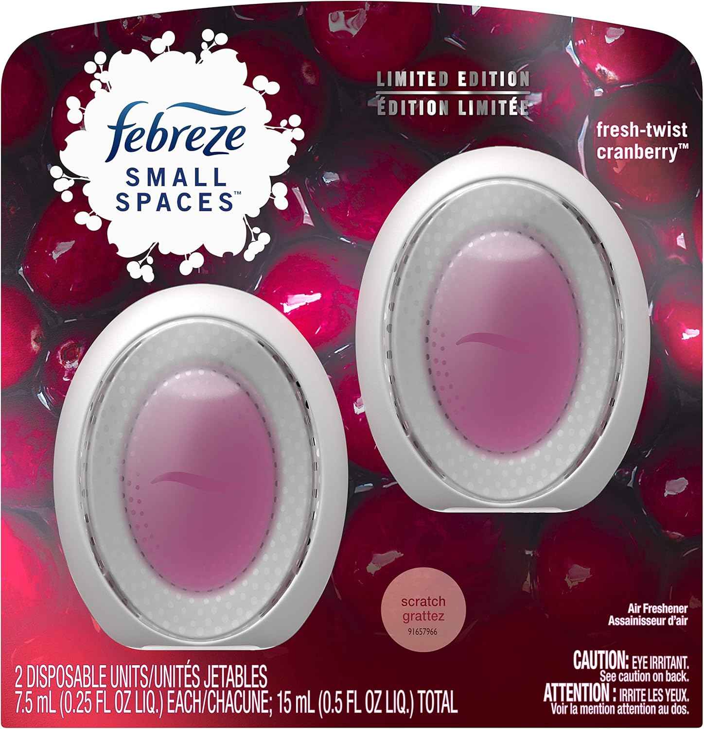 Febreze Bathroom Air Freshener, Odor-Fighting, Plug In Alternative, Air Fresheners for Home, Bathroom, & Kitchen, Closet Air Fresheners, Pet & Litter Box Odor Fighter, Refresh & Energize Scent, 4ct