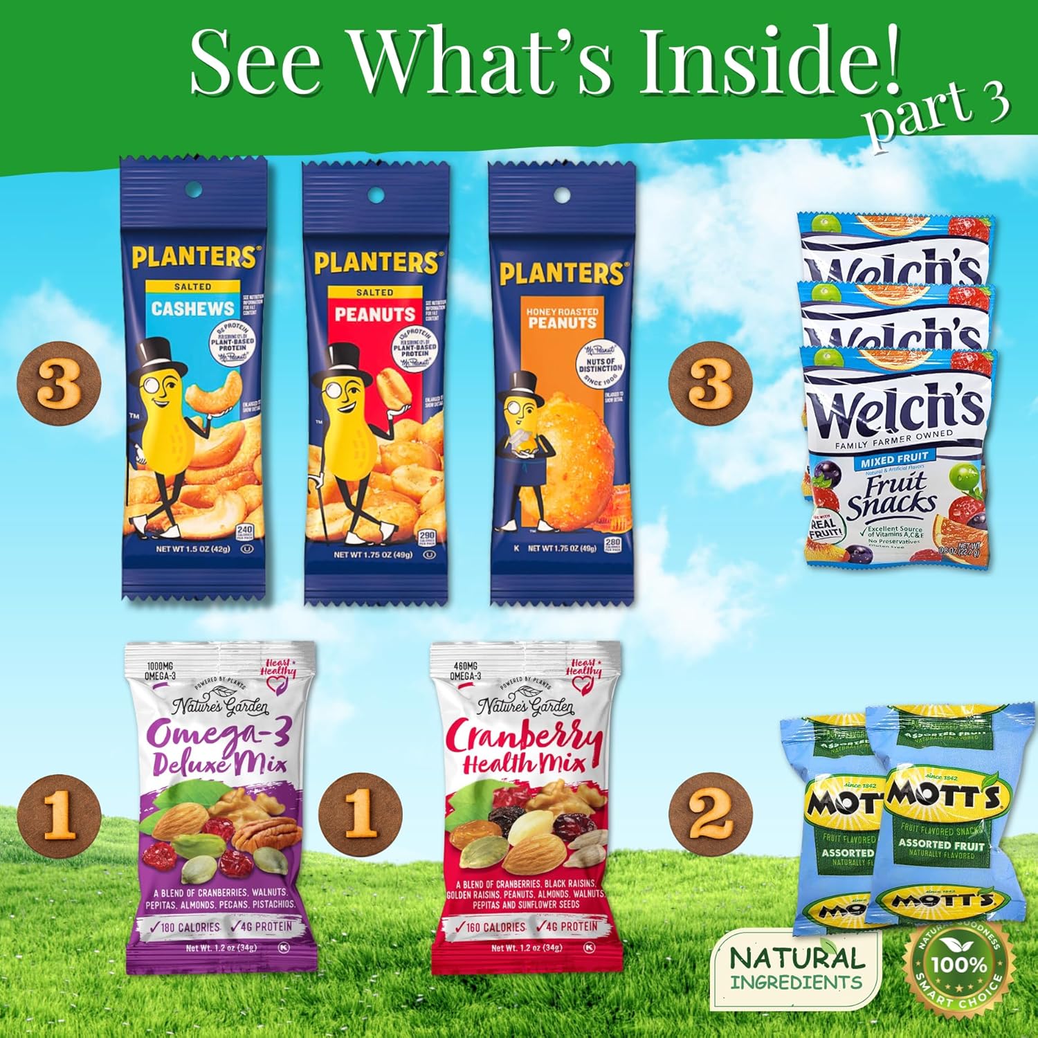 deluxe assorted healthy snack box for adults and families 28 count variety pack