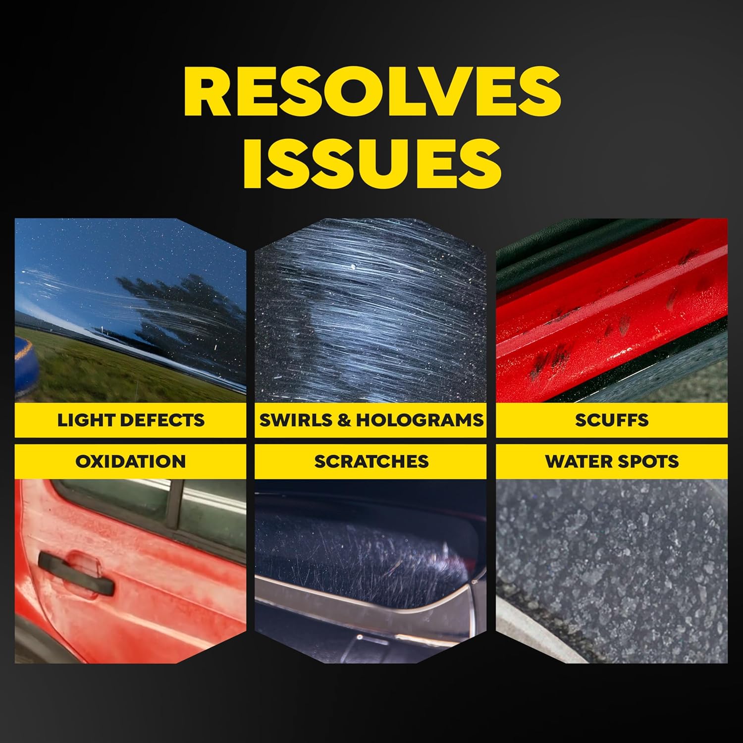 Meguiar's M105 Ultra-Cut Compound, 8 Oz, Pro-Grade Car Compound for Removing Scratches and Heavy Swirls