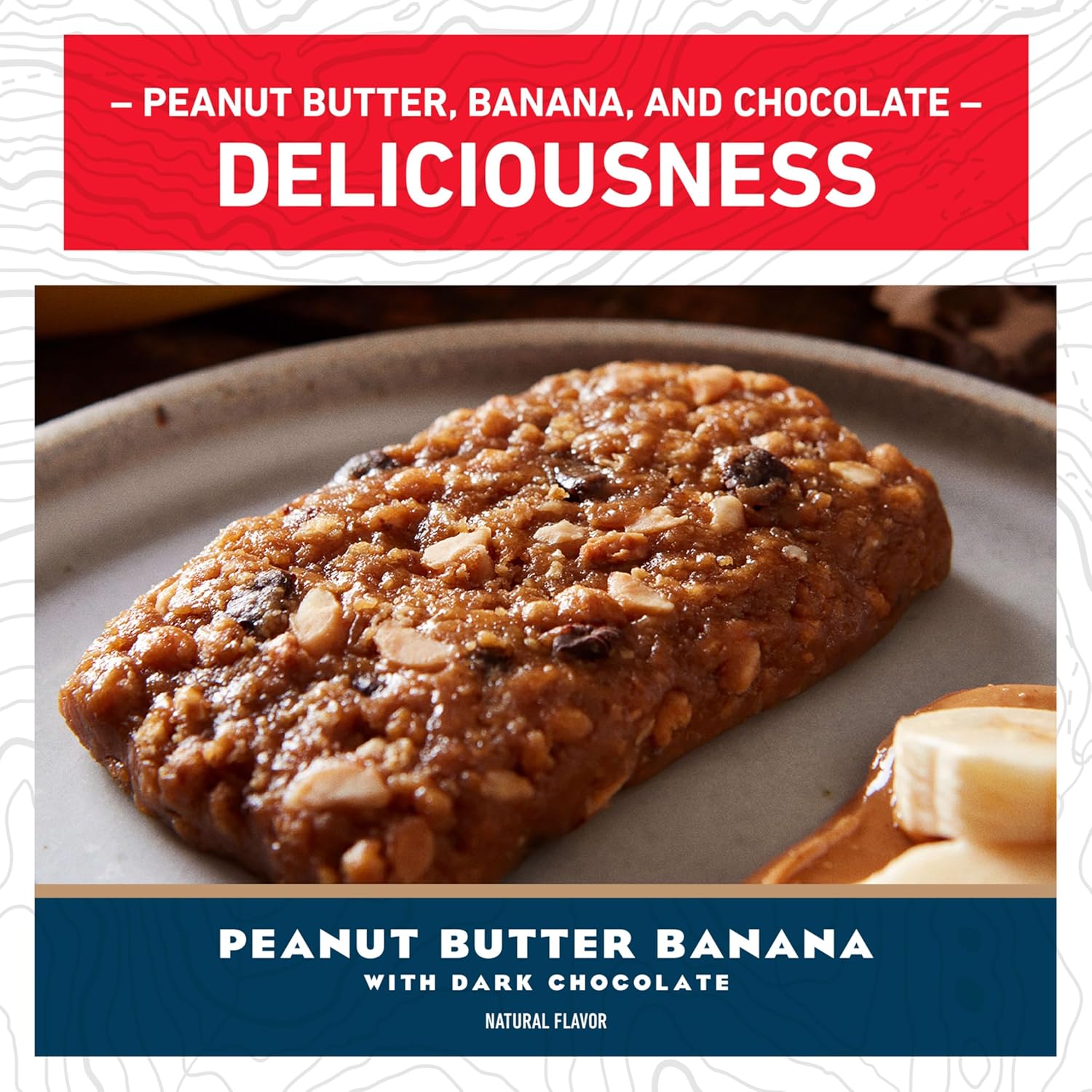 clif bar energy protein bars peanut butter banana dark chocolate organic oats non gmo 10 pack