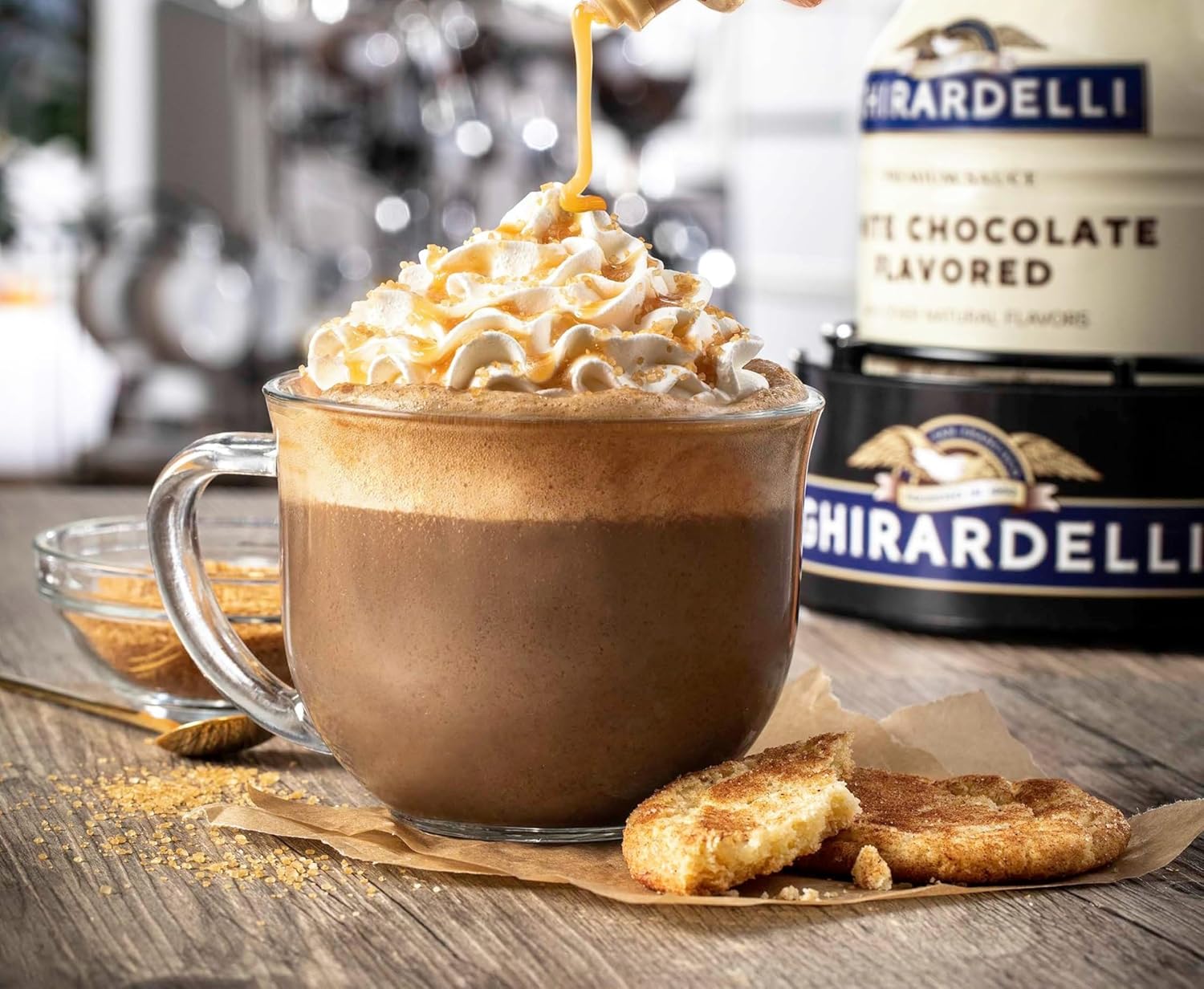 Ghirardelli caramel sauce squeeze bottle, 16 oz, pack of 1, perfect for desserts and beverages