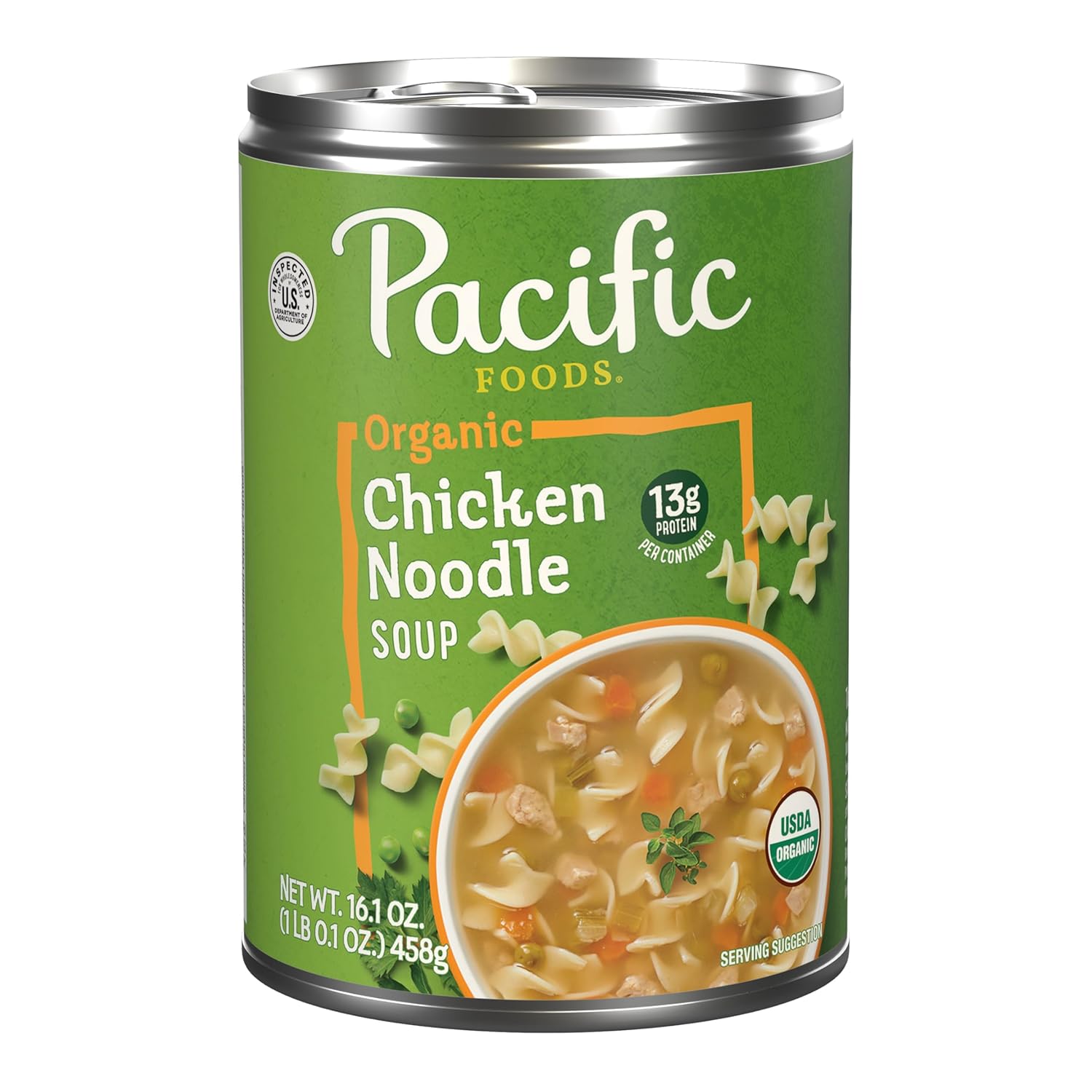 pacific foods organic soup chicken noodle 16.1 ounce gluten free
