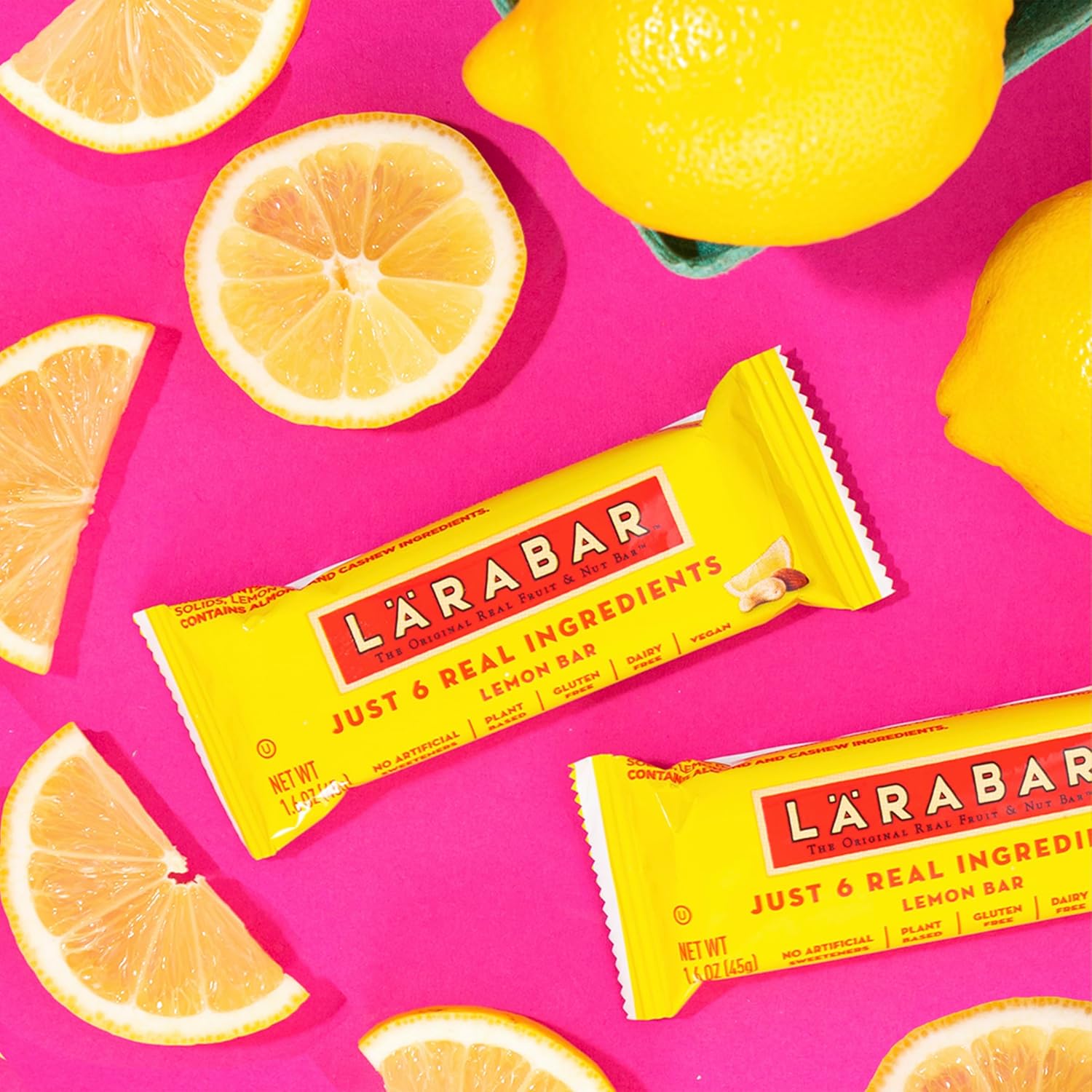 larabar fruit & nut bars 18 count variety pack, blueberry muffin lemon apple pie, vegan gluten free dairy free