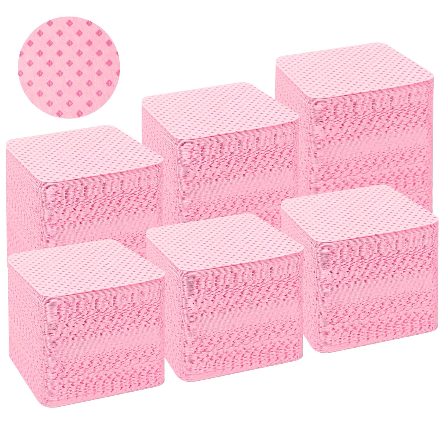 Lint Free Nail Wipes 540PCS Super Absorbent Soft Nail Polish Remover Wipes for Fingernail Eyelash Extension